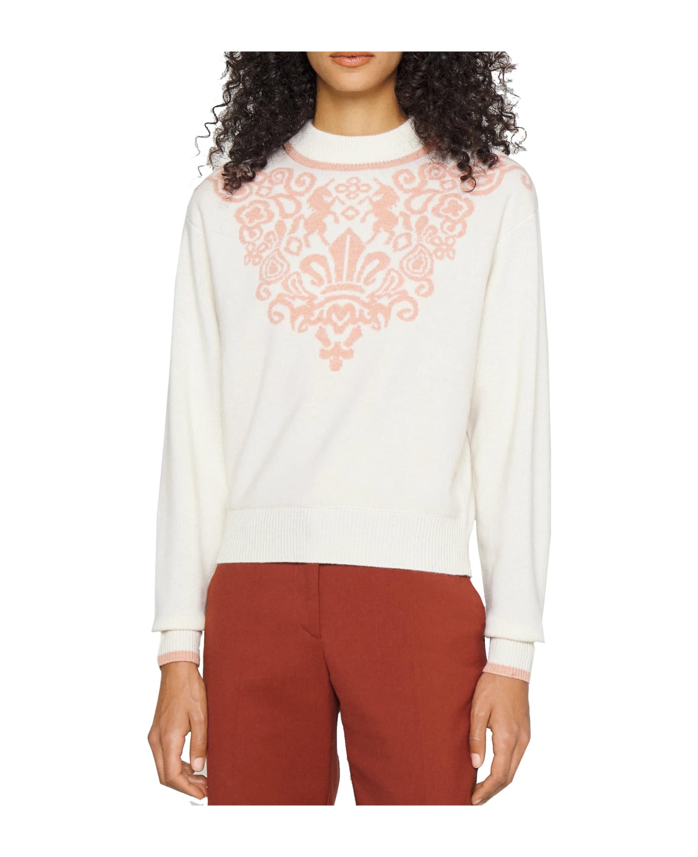 See by Chloé Intarsia Knit - Beige