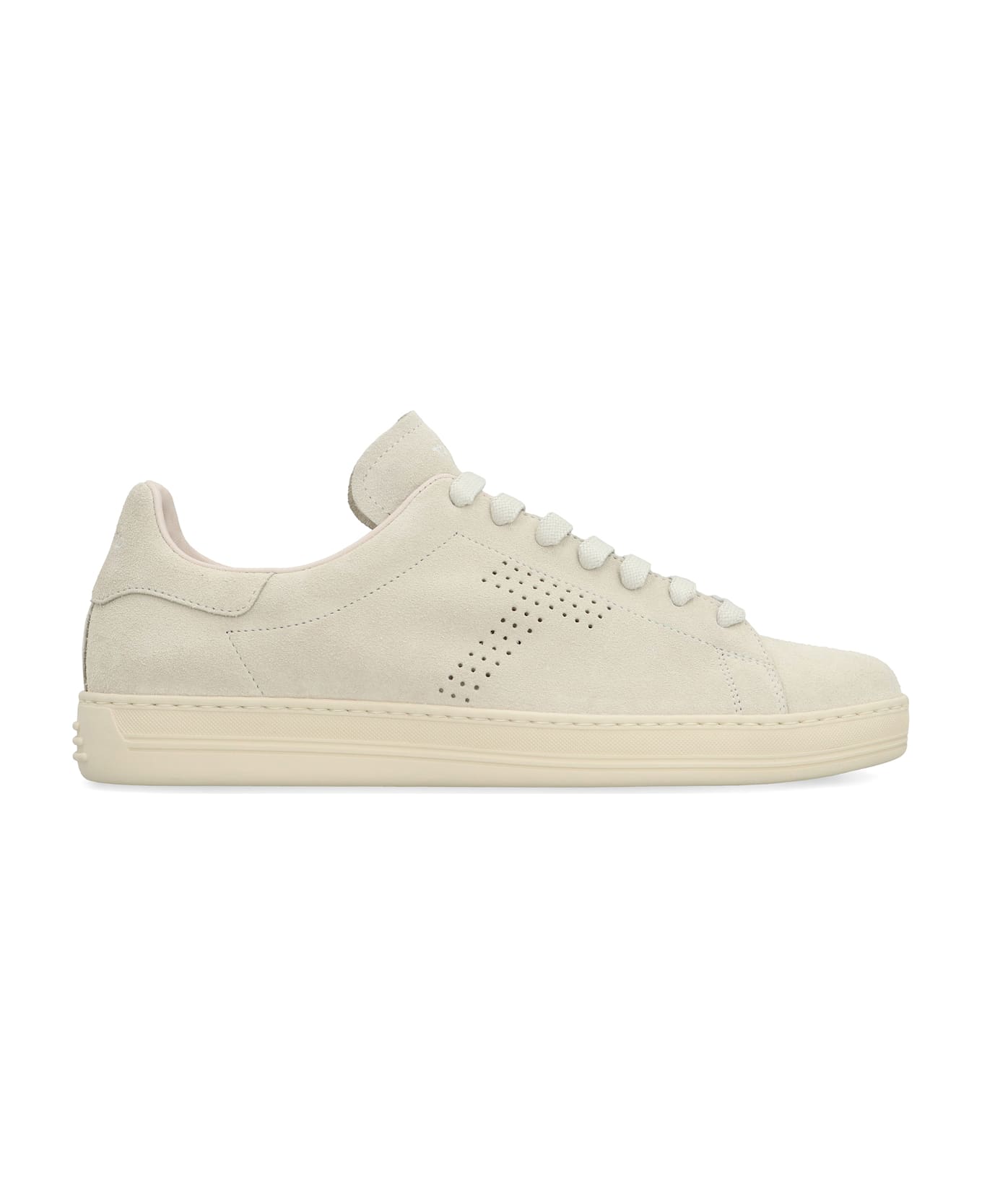 Tom Ford Warwick Suede Sneakers - panna