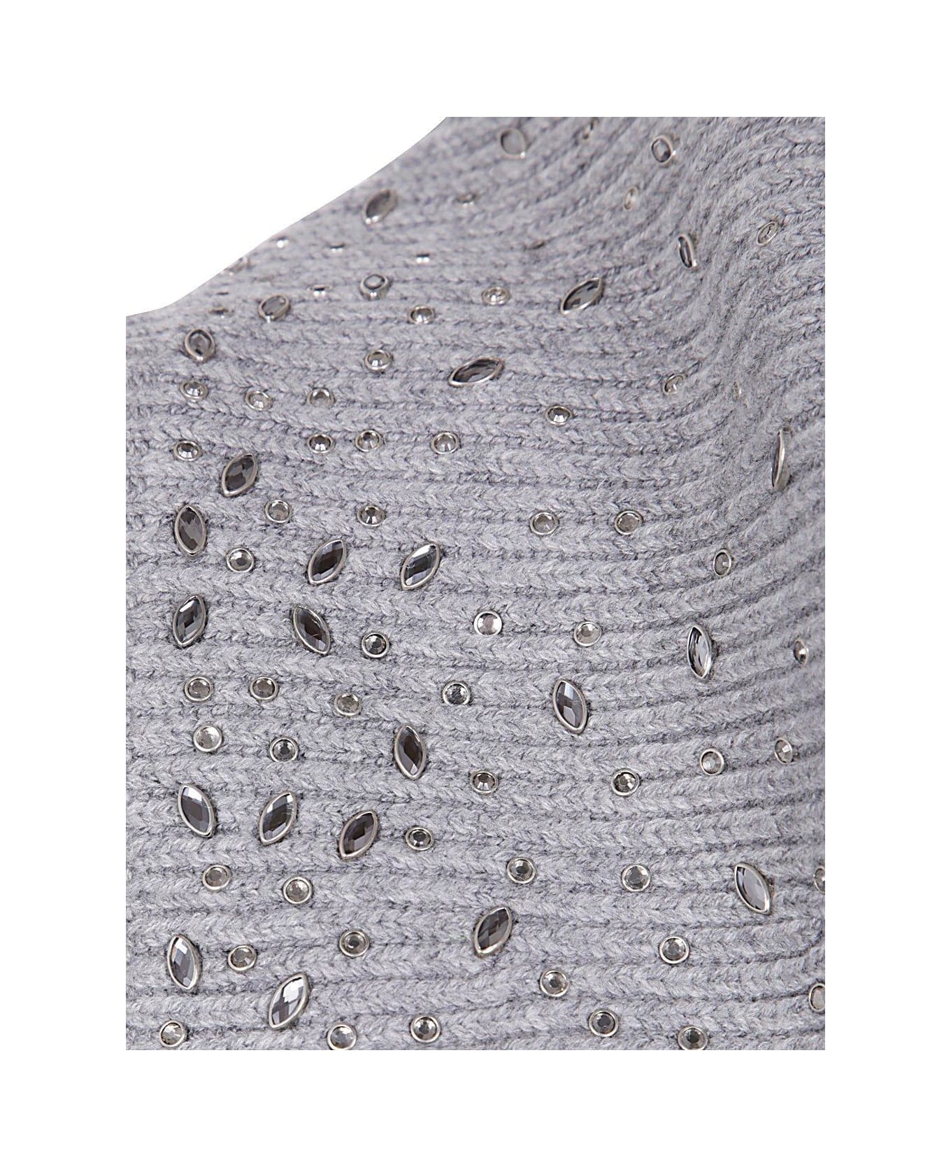 Pinko Ashera Embellished Cardigan Pinko - Silver Mix