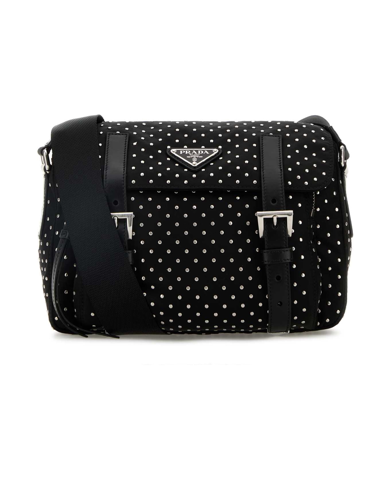 Prada Black Re-nylon Crossbody Bag - NERO