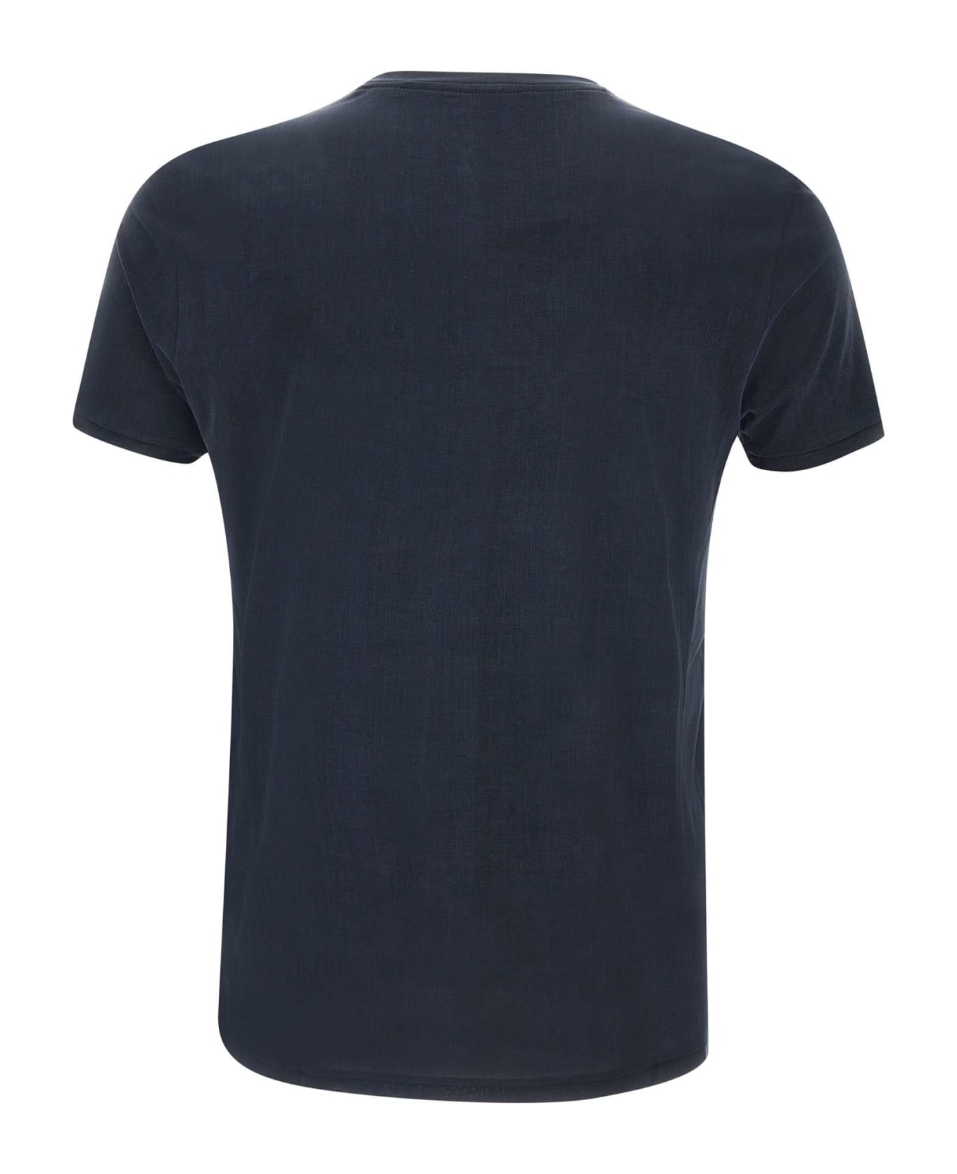 RRD - Roberto Ricci Design 'cupro Shirty' T-shirt - Blue black