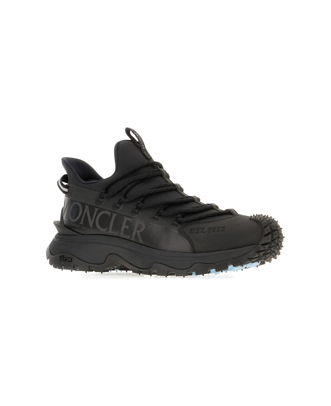Moncler Black Tech Fabric Trailgrip Lite 2 Sneakers - Nero