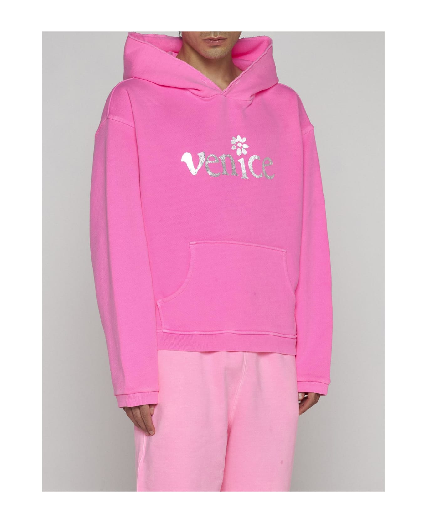 ERL Venice Cotton Hoodie - Pink フリース