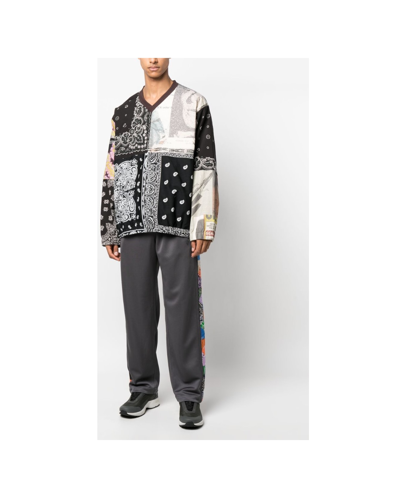 Children of the Discordance Printed Bandana Trousers - Grey