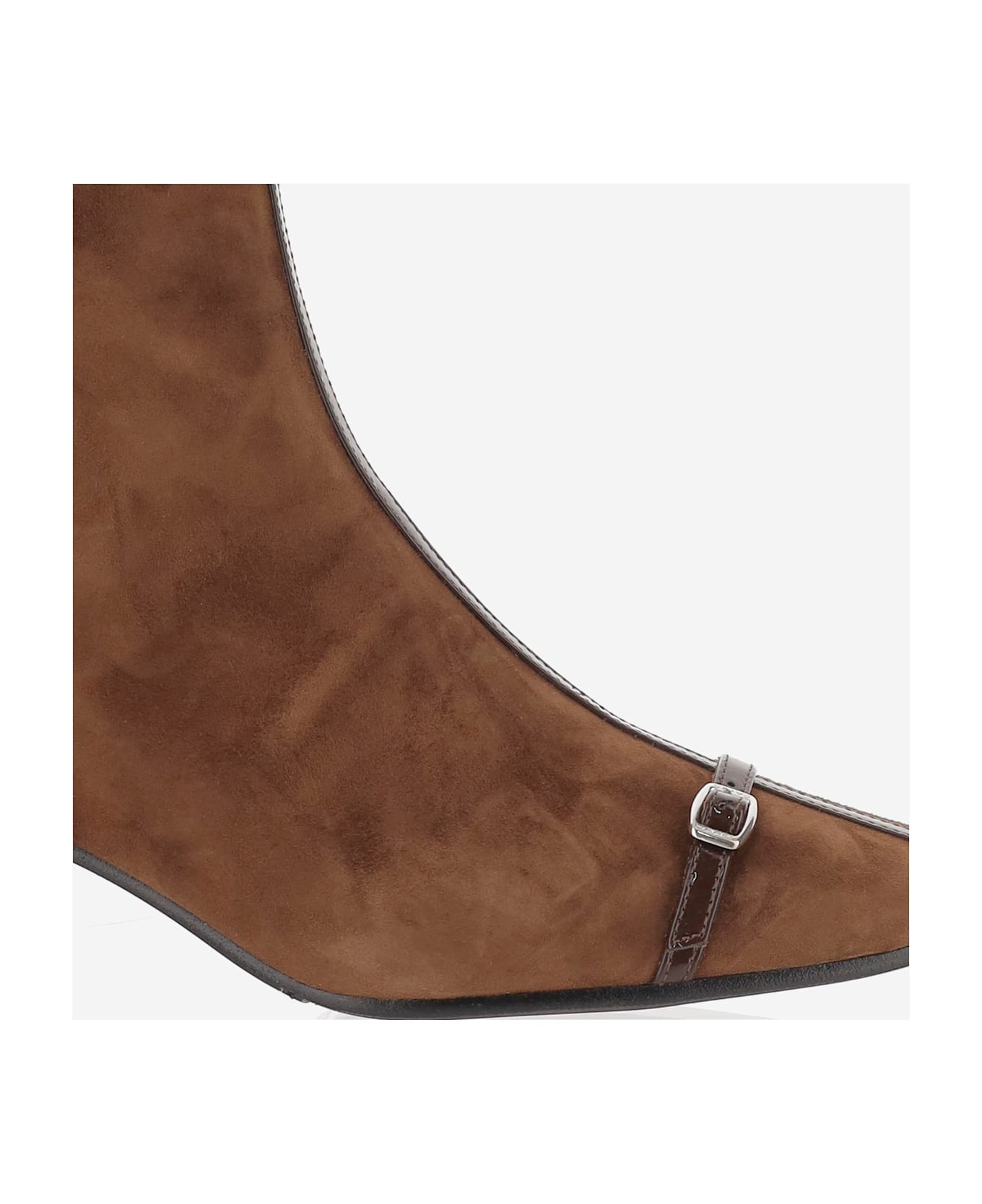 Carel Suede Leather Start Boots - Brown