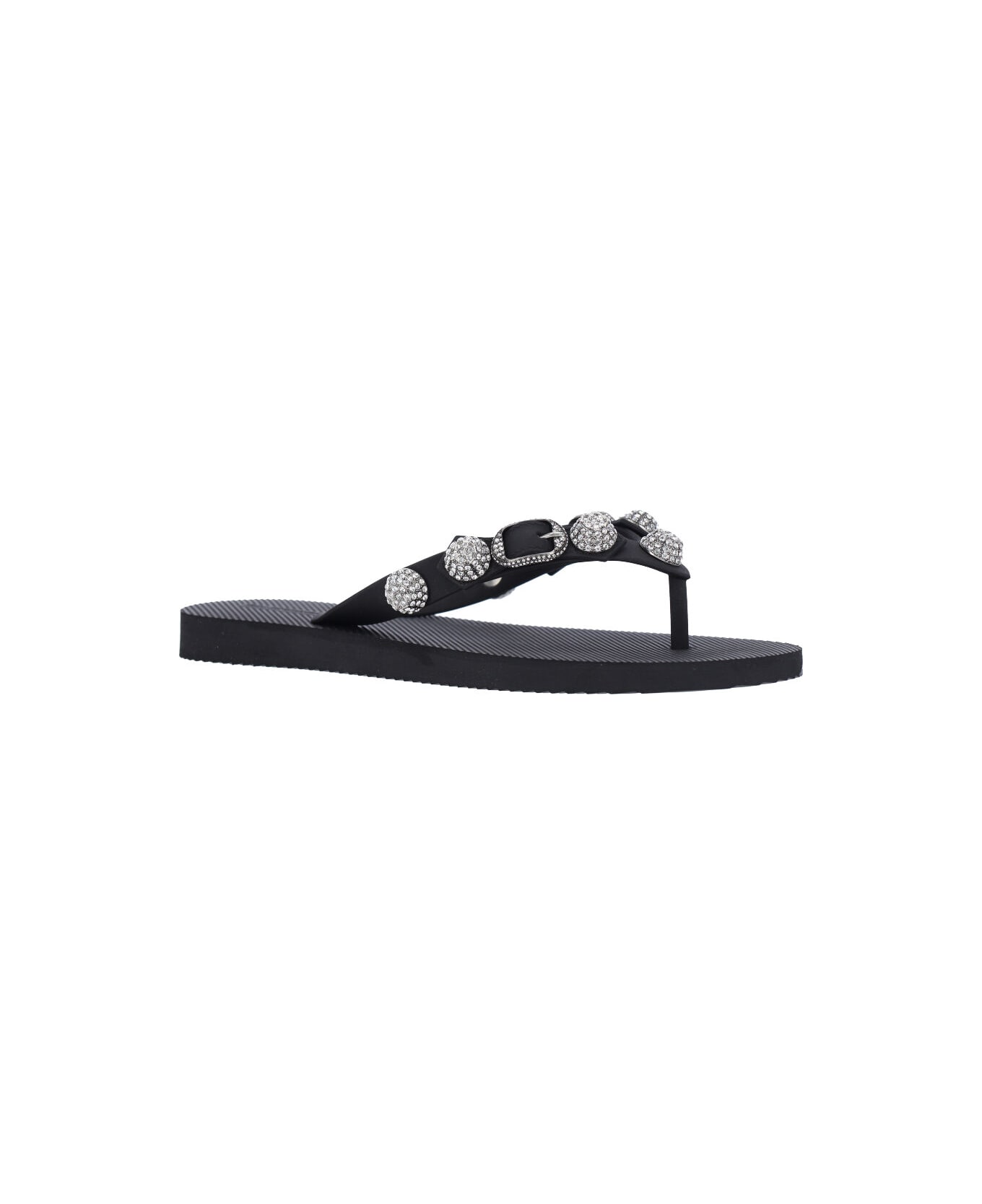 Balenciaga Thong Sandals "cagole" - Black  
