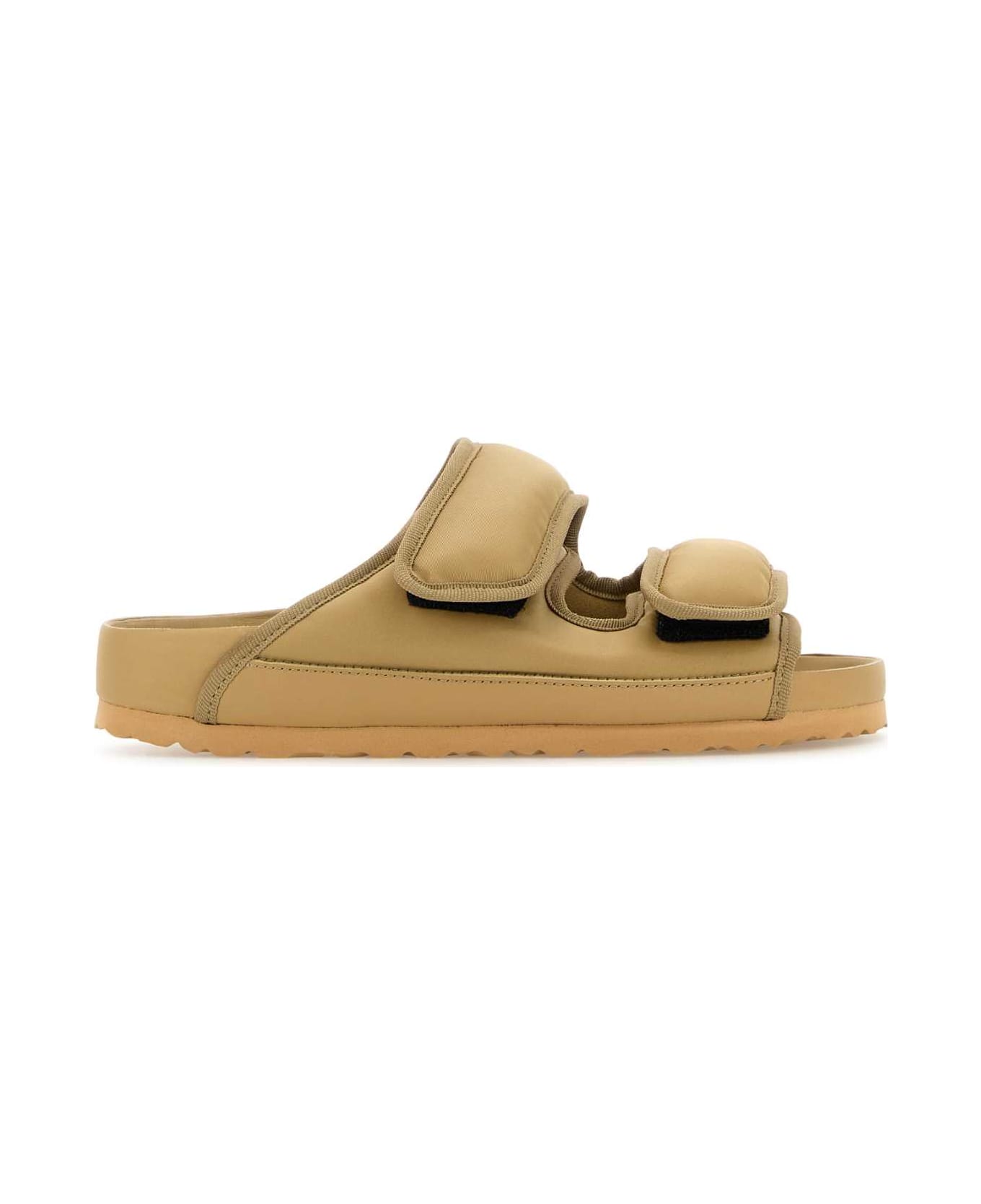 Birkenstock Beige Fabric Cosny Slippers - TAFFYBEIGE