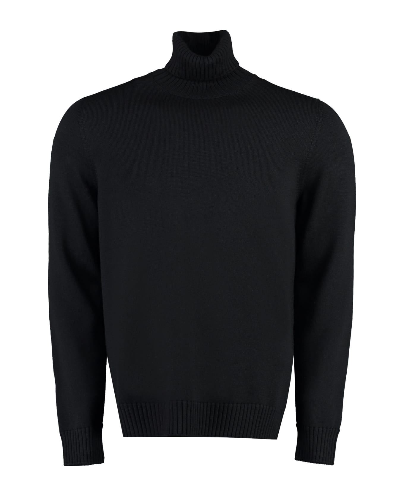 Drumohr Wool Pullover - black ニットウェア