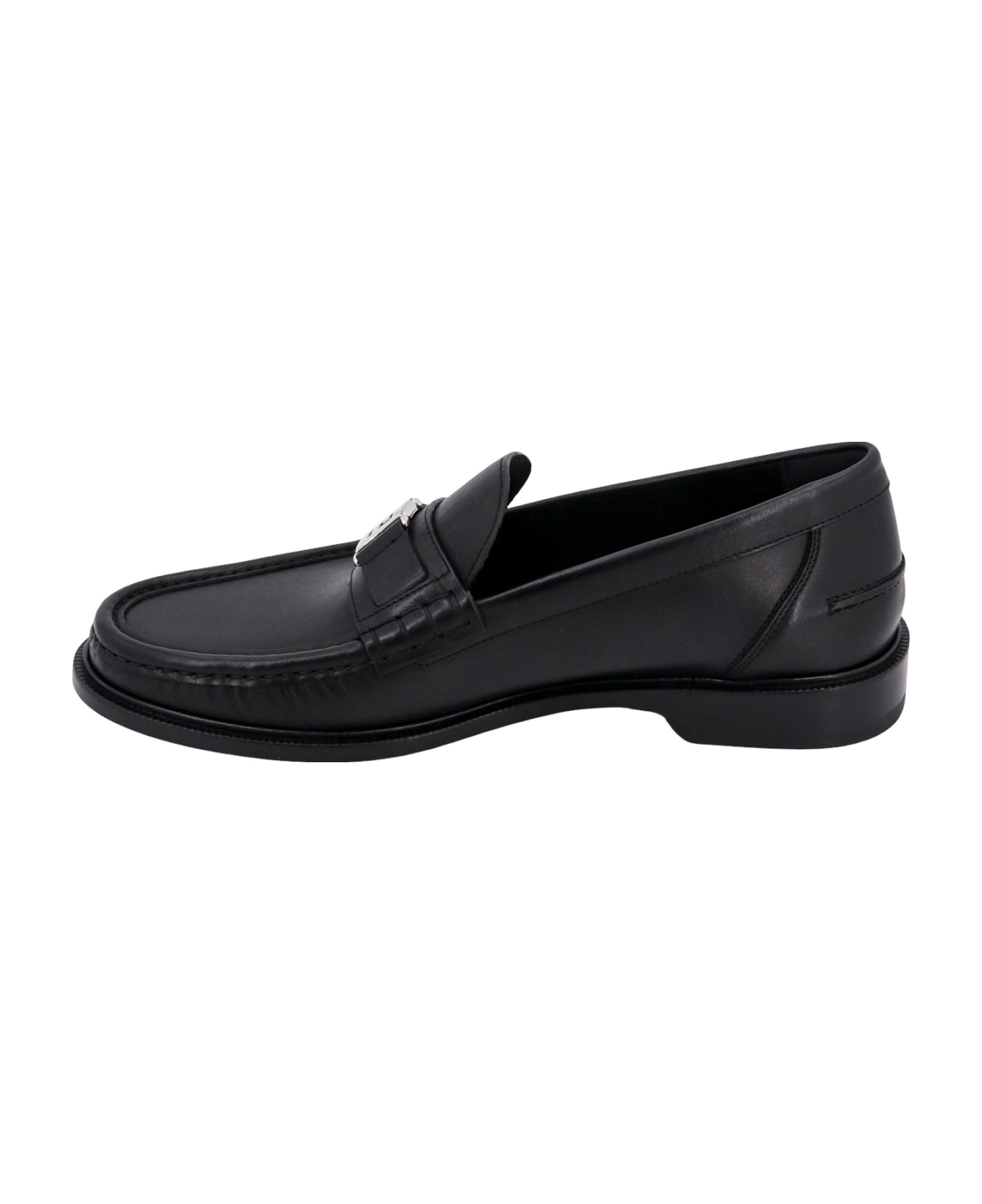 Fendi Ff Squared Loafers - Black