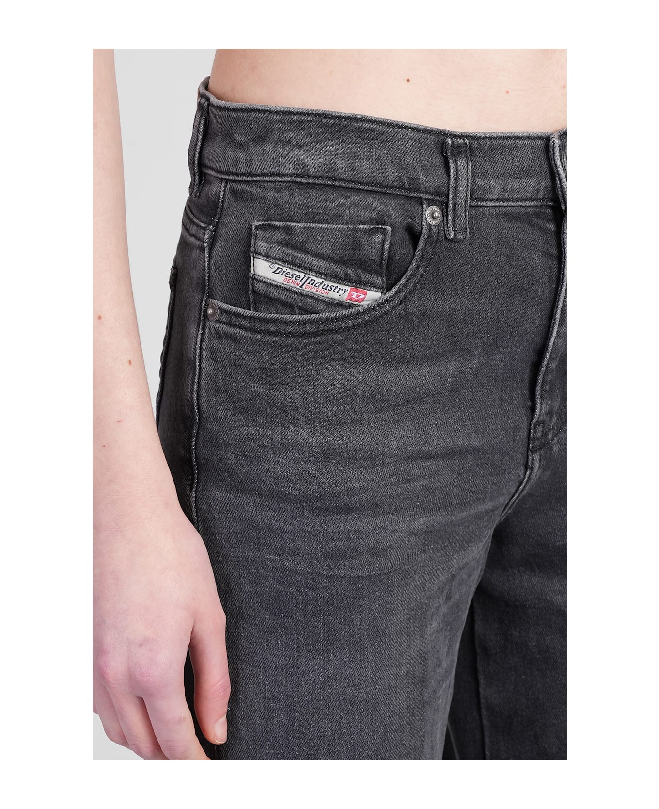 Diesel 1978 D Akemi Jeans In Black Denim - black
