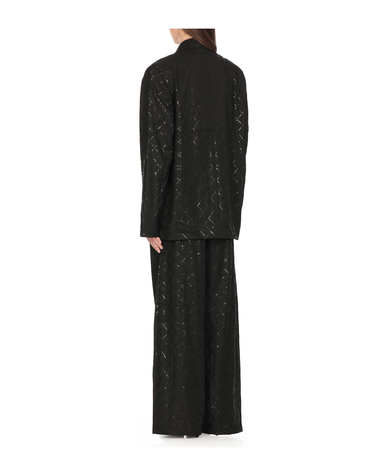 Rotate by Birger Christensen Jacket With Paillettes - Black