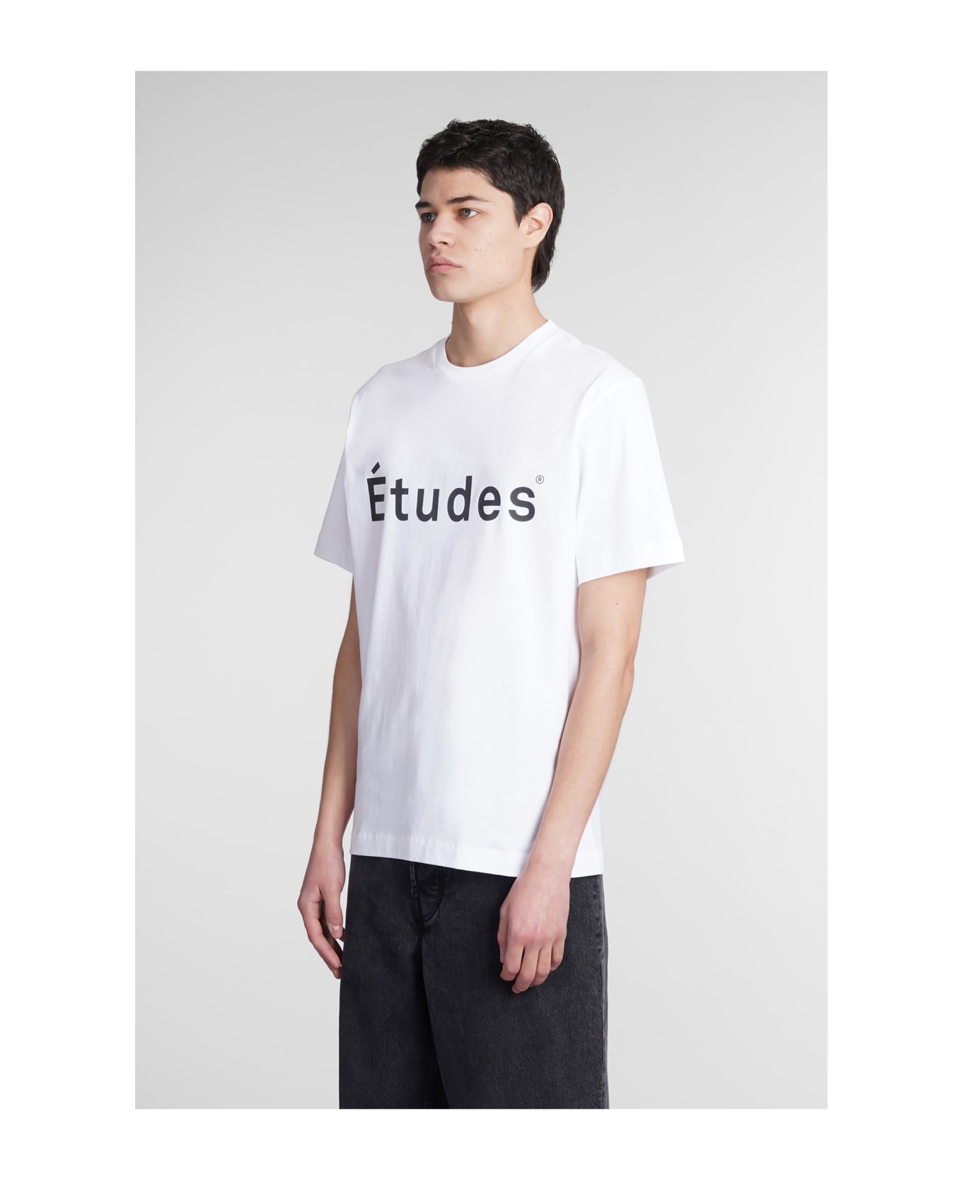 Études T-shirt In White Cotton - White