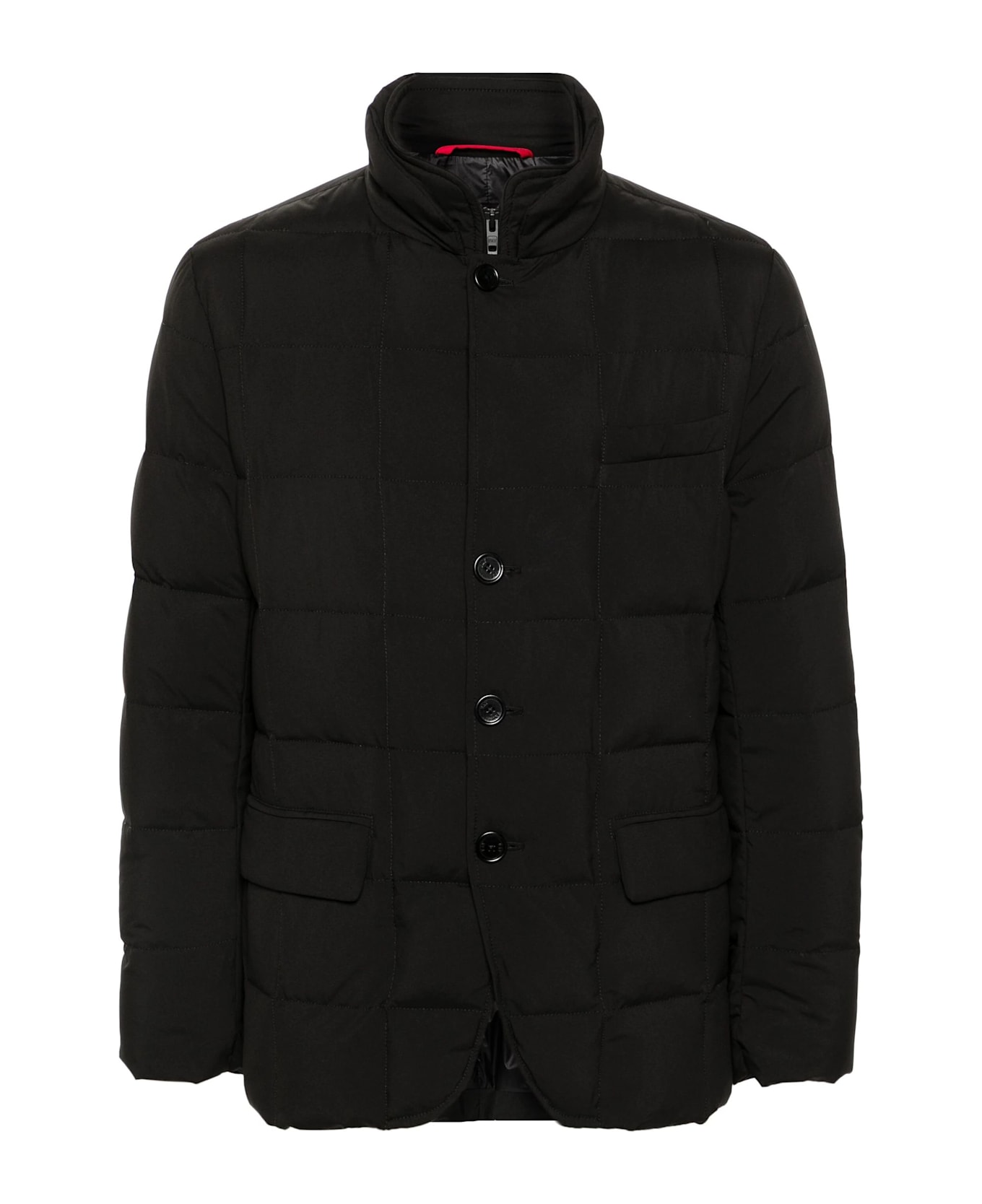 Fay Black Double-front Jacket - Nero