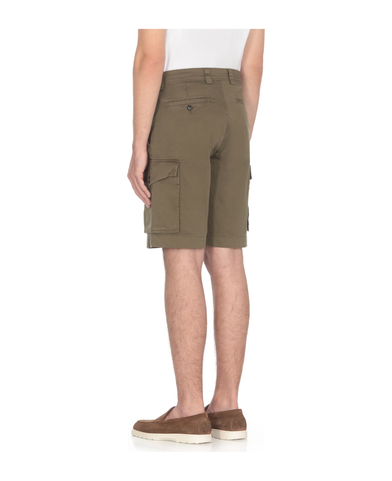 Woolrich Cargo Bermuda Shorts - Green