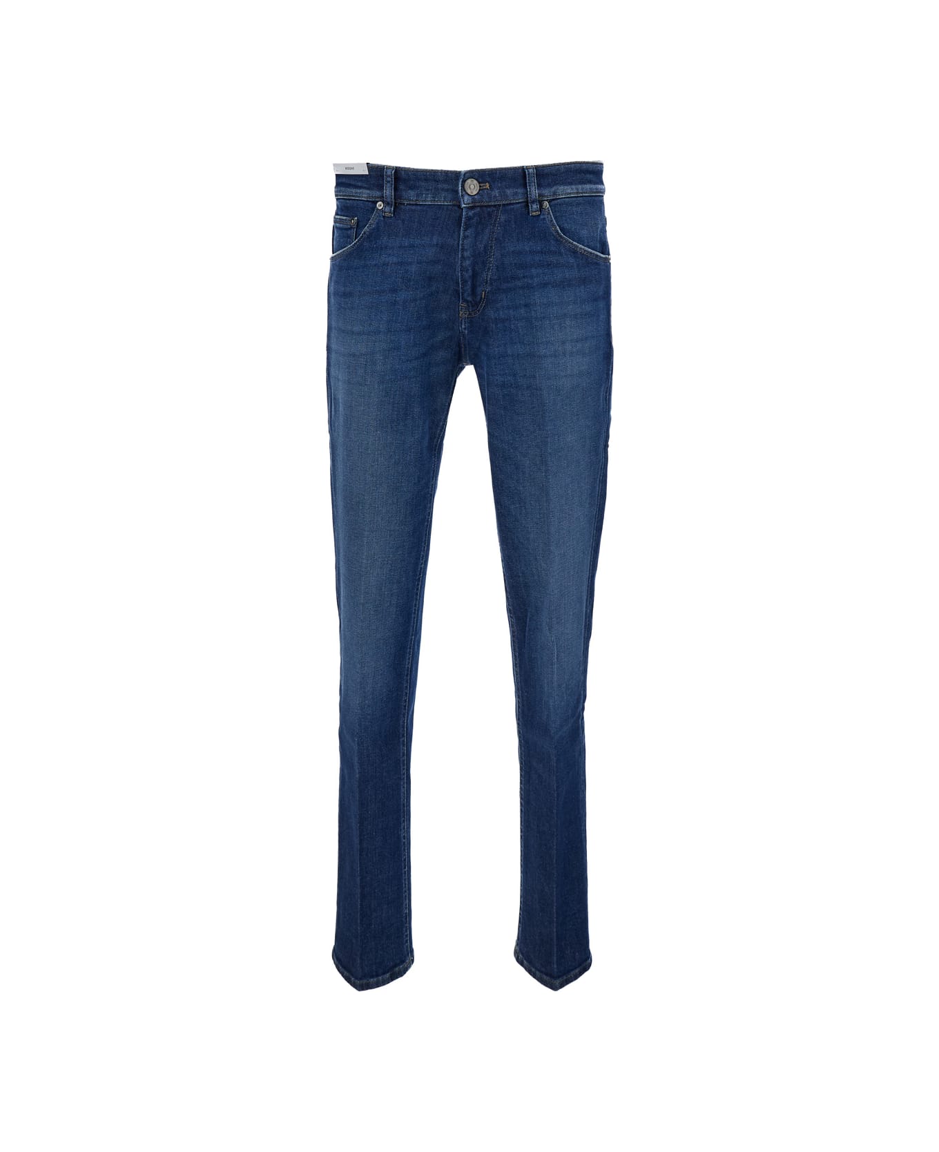 PT Torino Blue Medium Waisted Jeans In Cotton Blend Man - Blu デニム