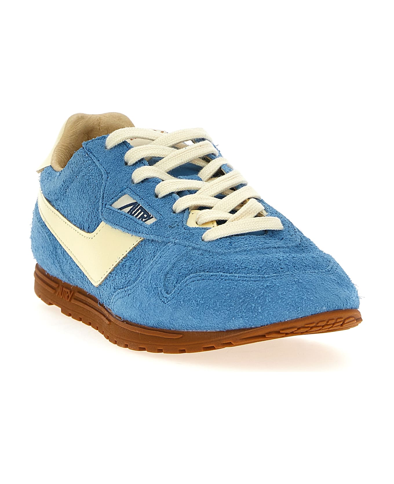 Autry Windspin Leather Sneakers - Blue