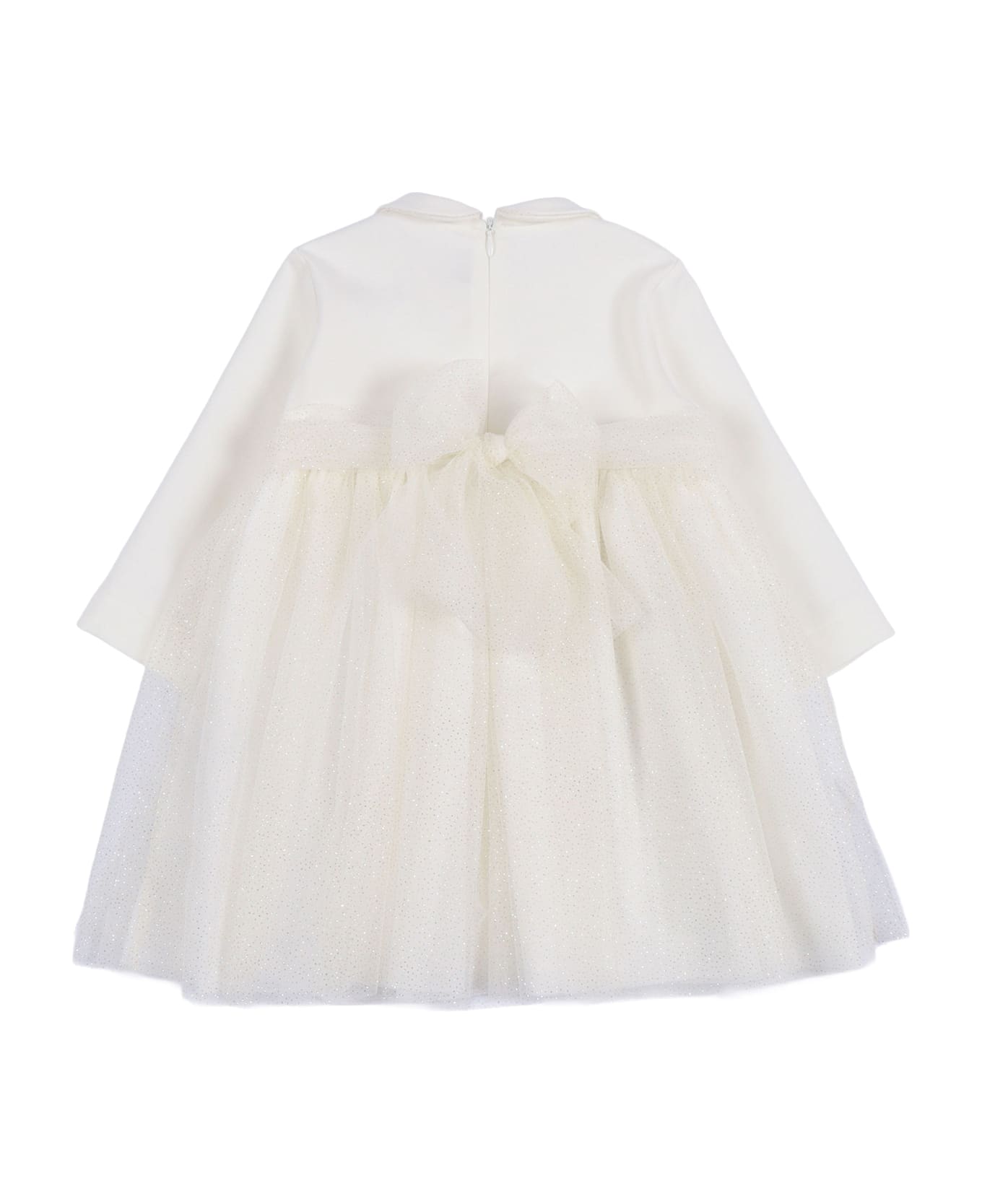 Il Gufo Long Sleeved Dress - WHITE