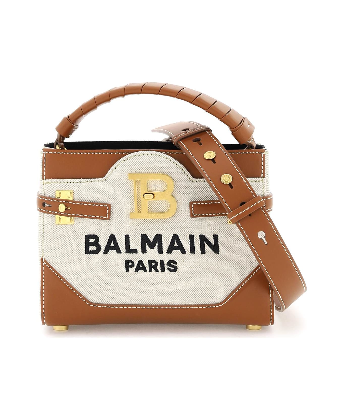 Balmain B-buzz Handbag - Beige トートバッグ
