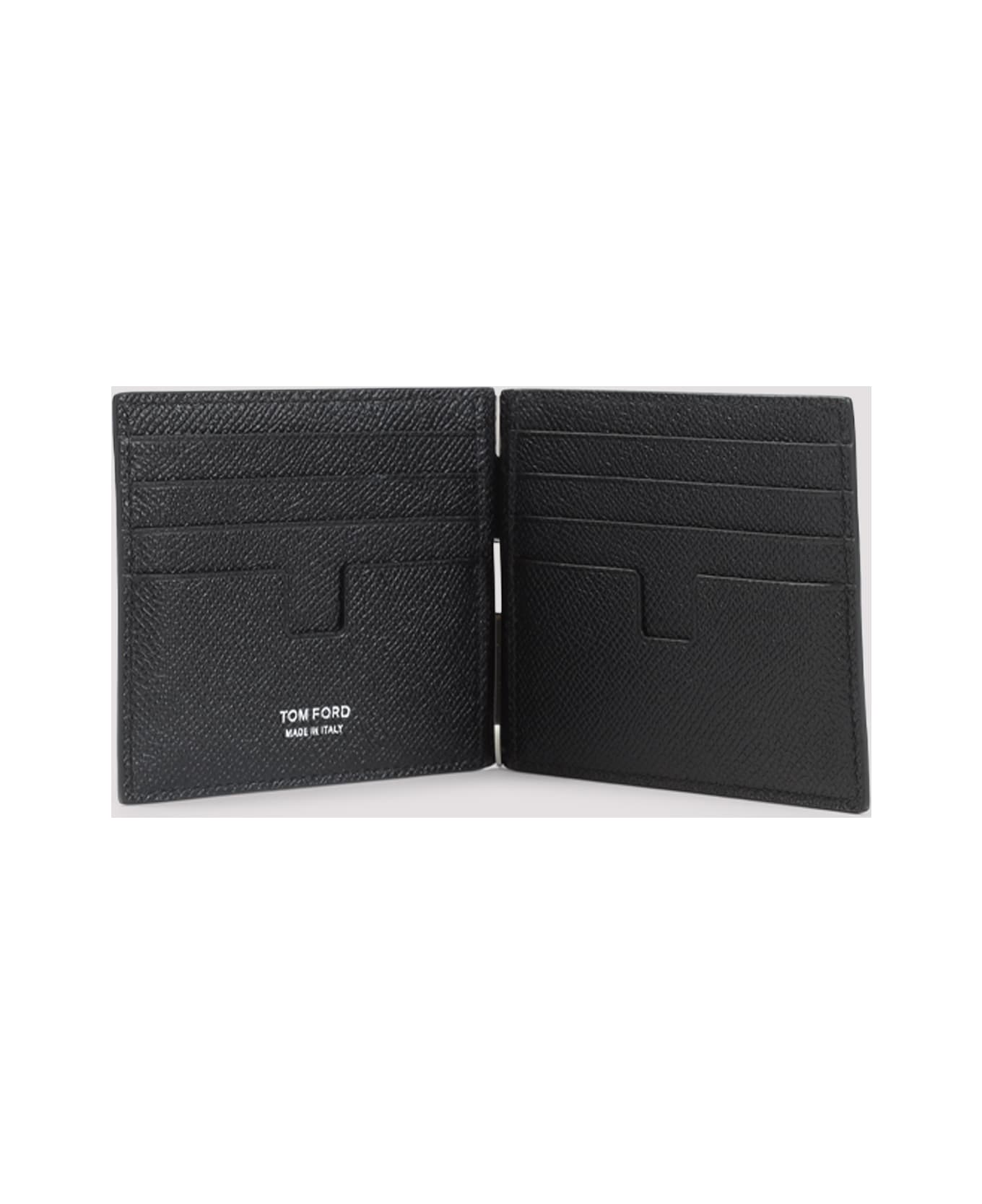 Tom Ford Calf Leather Wallet - Naa Black