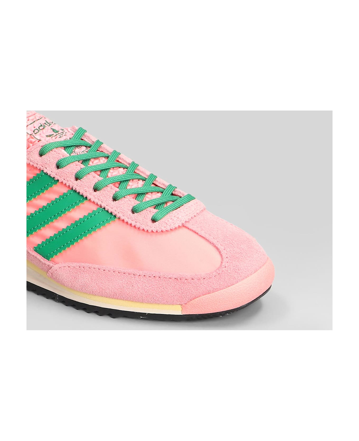 Adidas Sl 72 Og Sneakers In Rose-pink Suede And Fabric - rose-pink