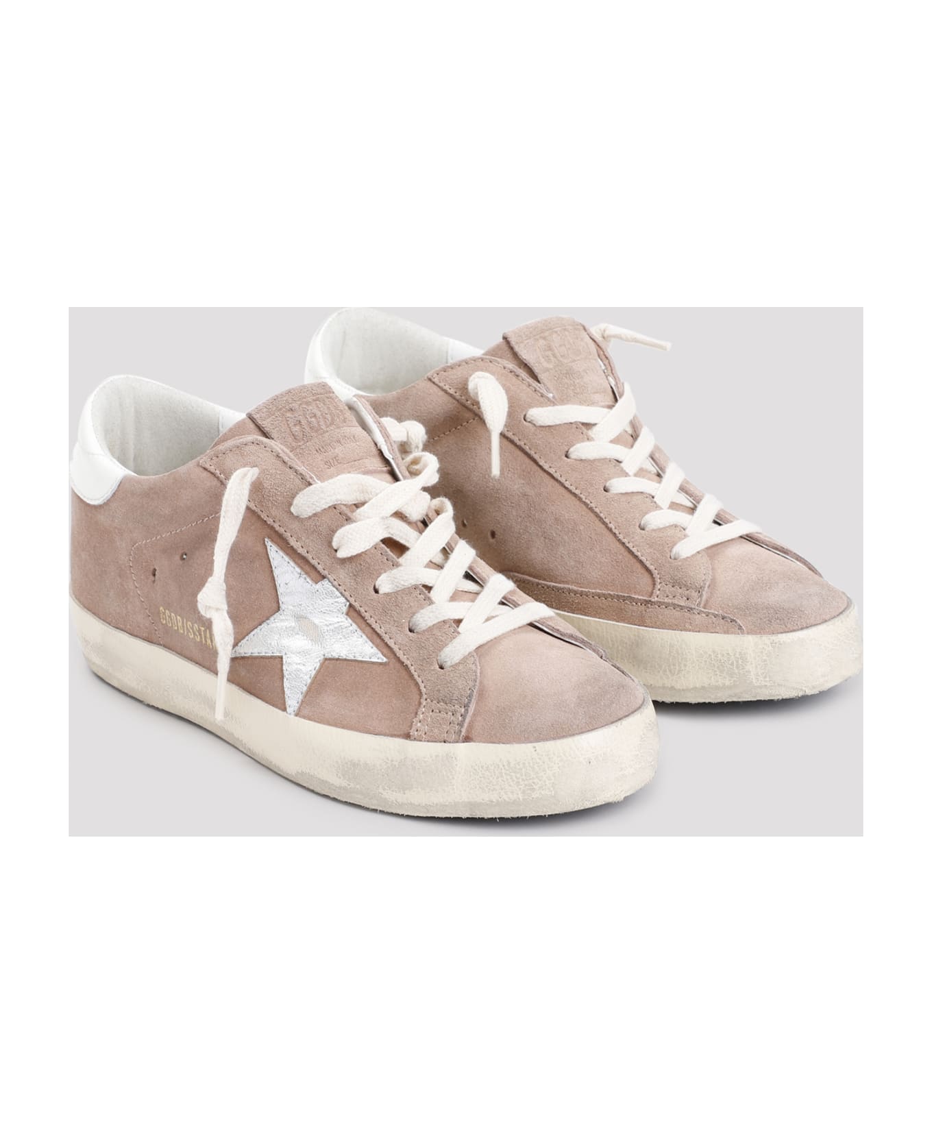 Golden Goose Superstar Sneakers - Pink Silver White