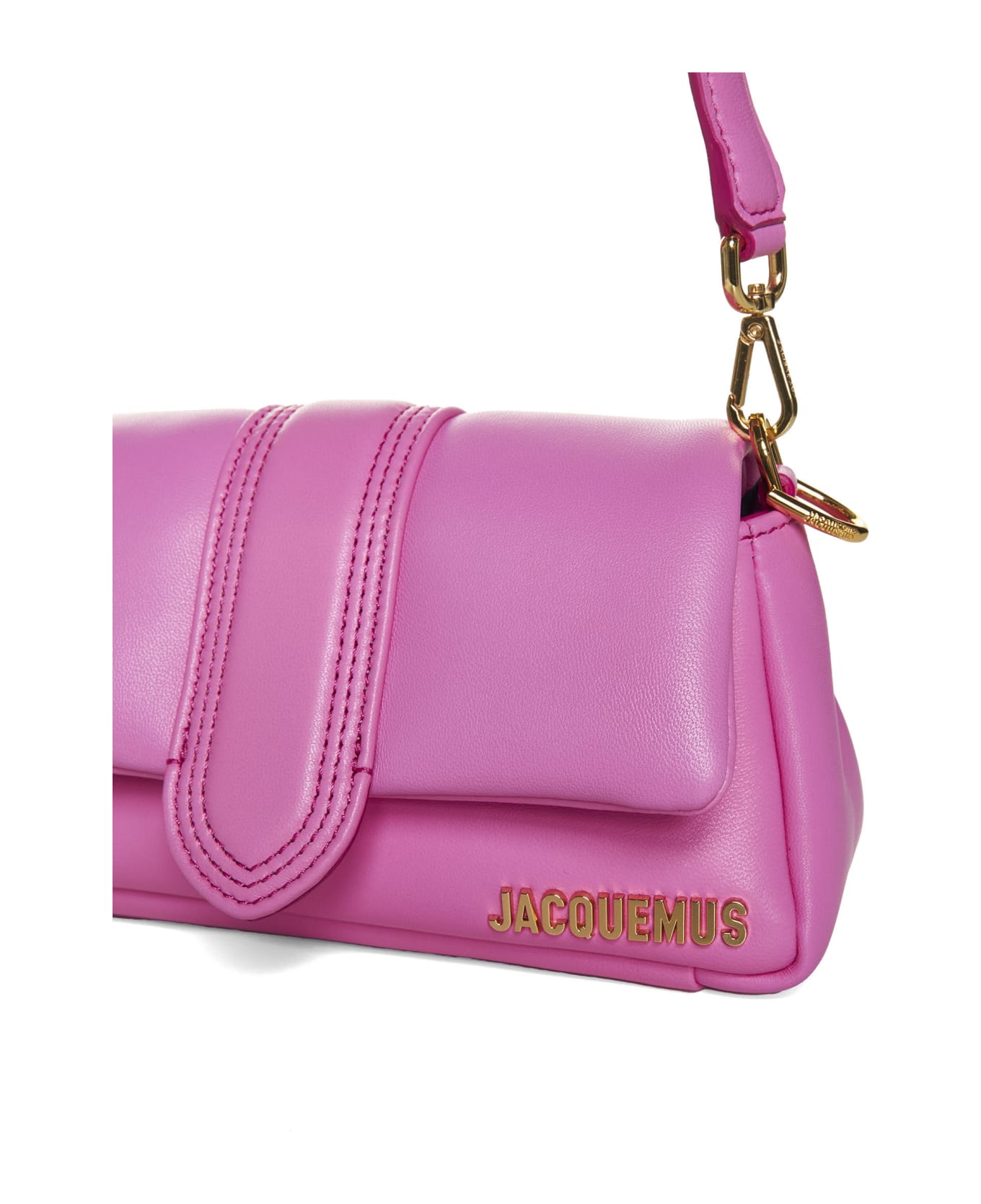 Jacquemus Le Petit Bambimou Leather Shoulder Bag - Neon pink