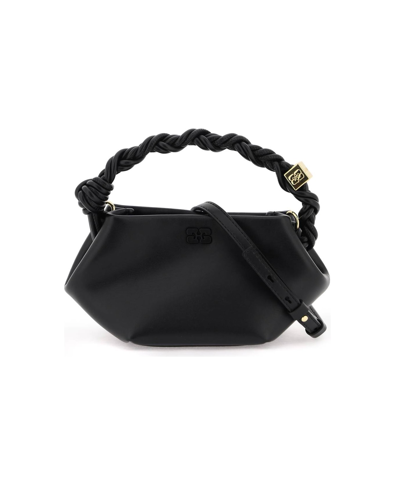 Ganni Mini Bou Handbag - BLACK (Black)