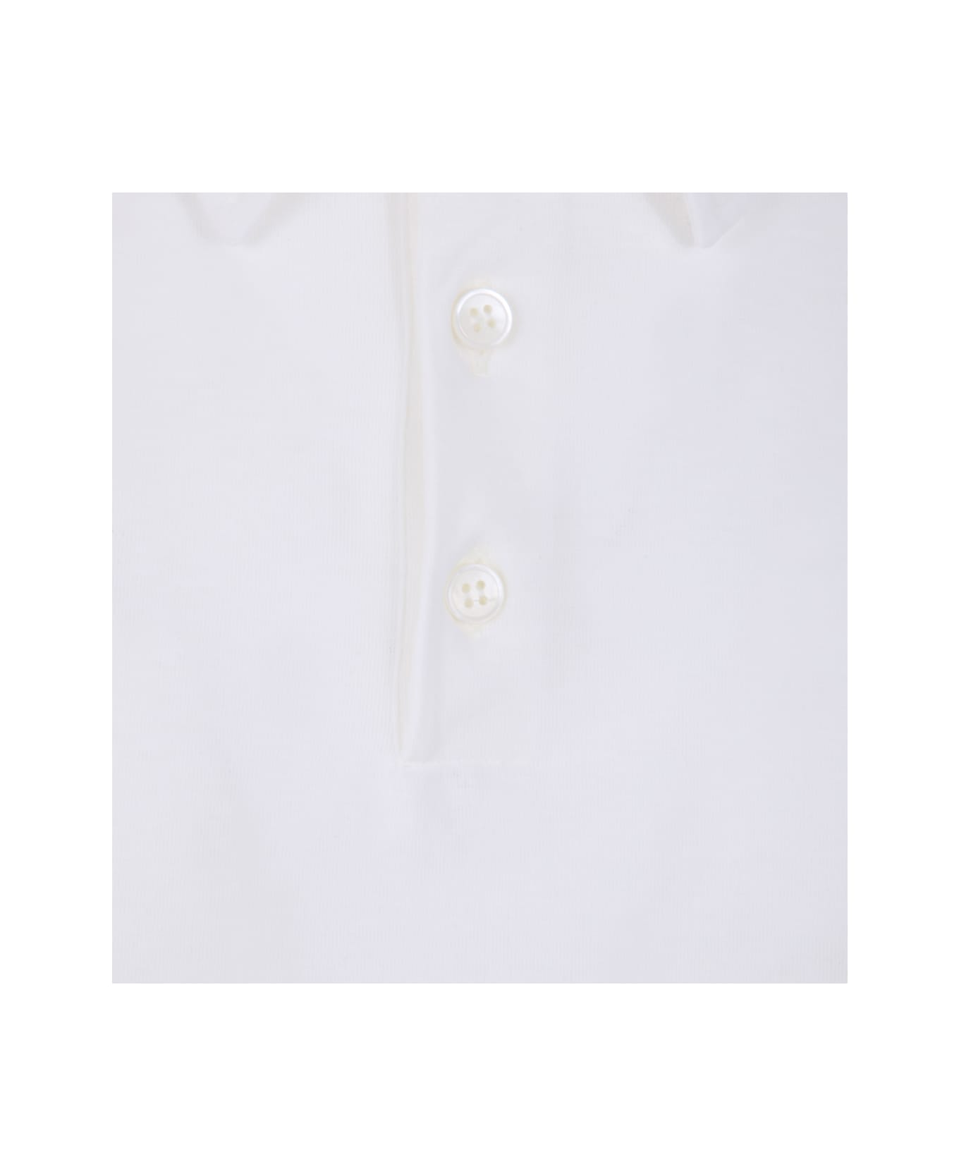 Zanone Short Sleeves Polo - White