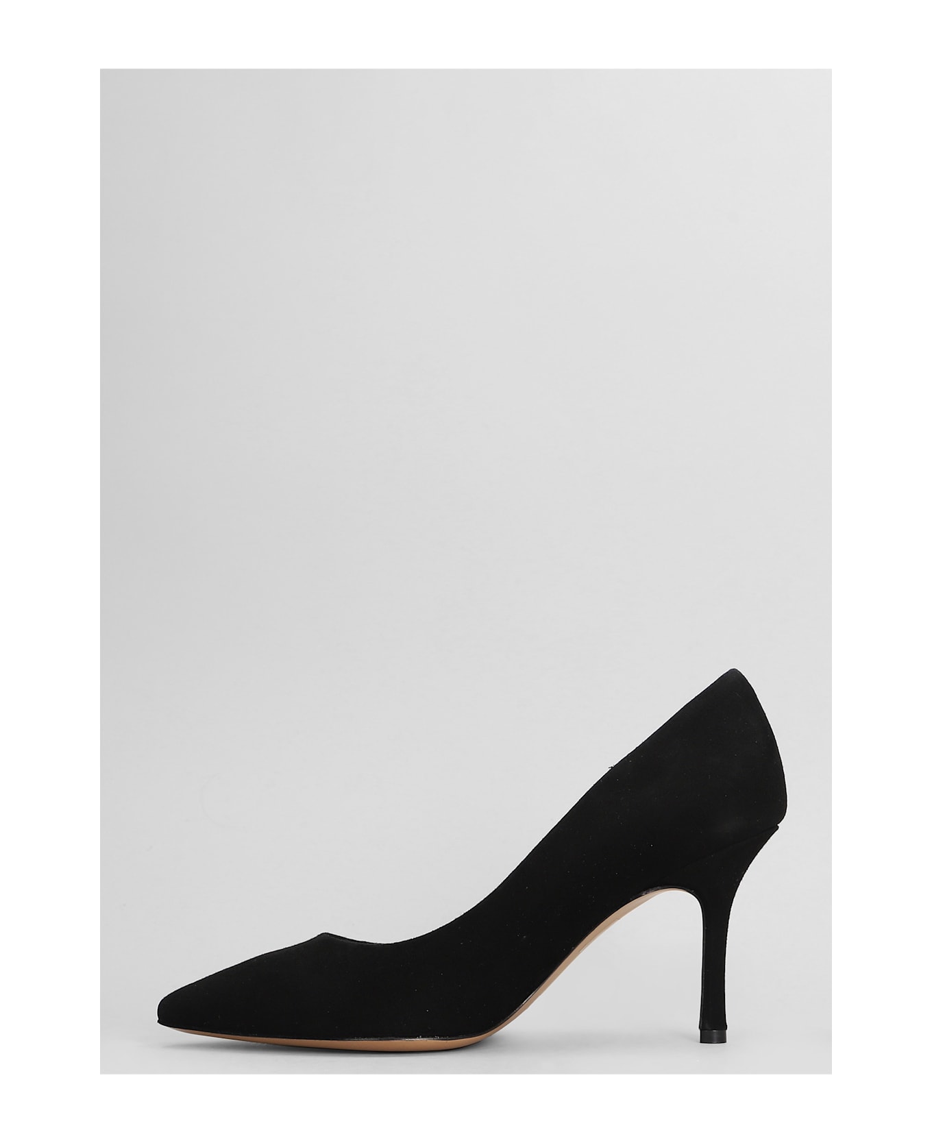 The Seller Pumps In Black Suede - black