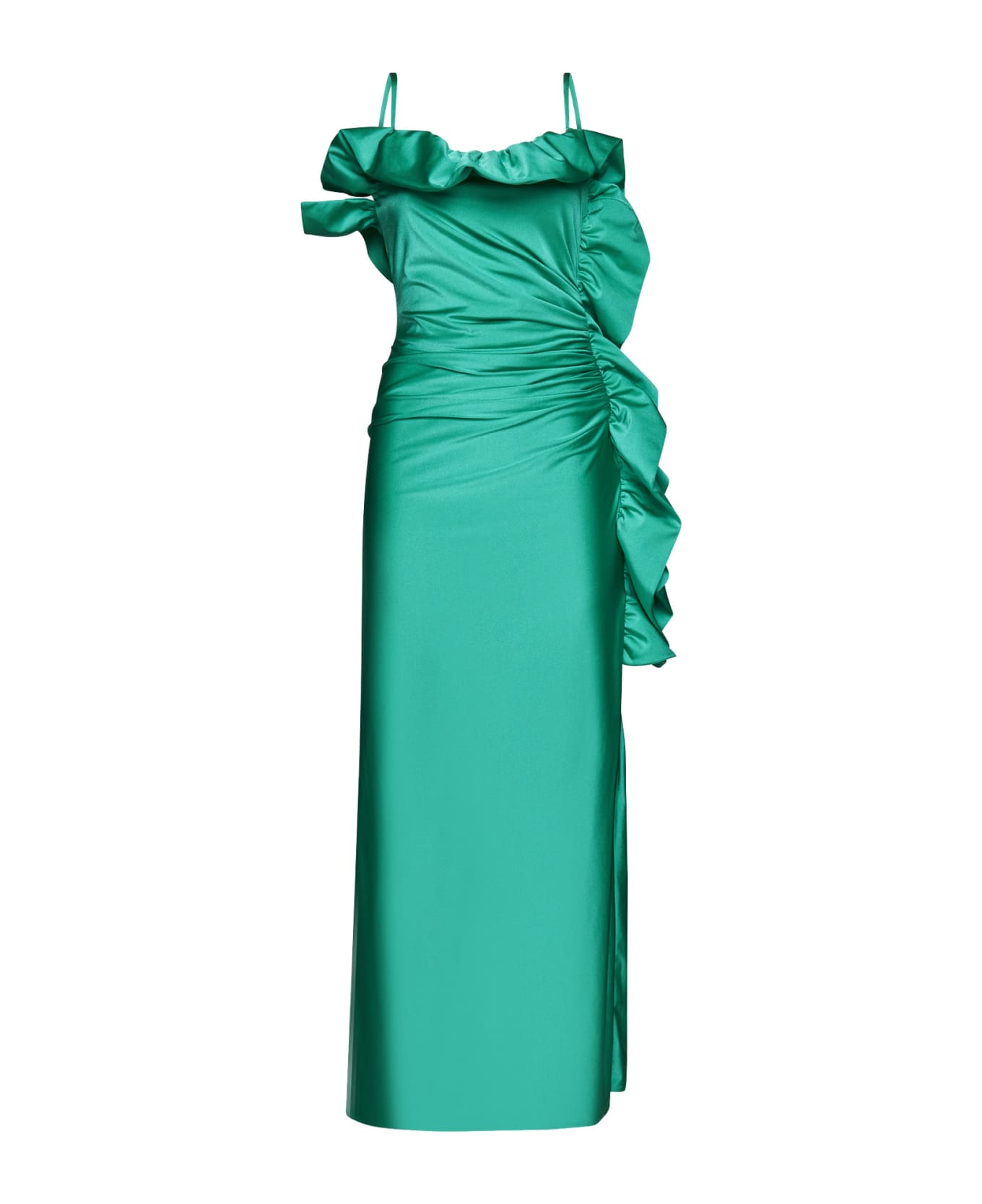 Parosh Dress - Verde smeraldo