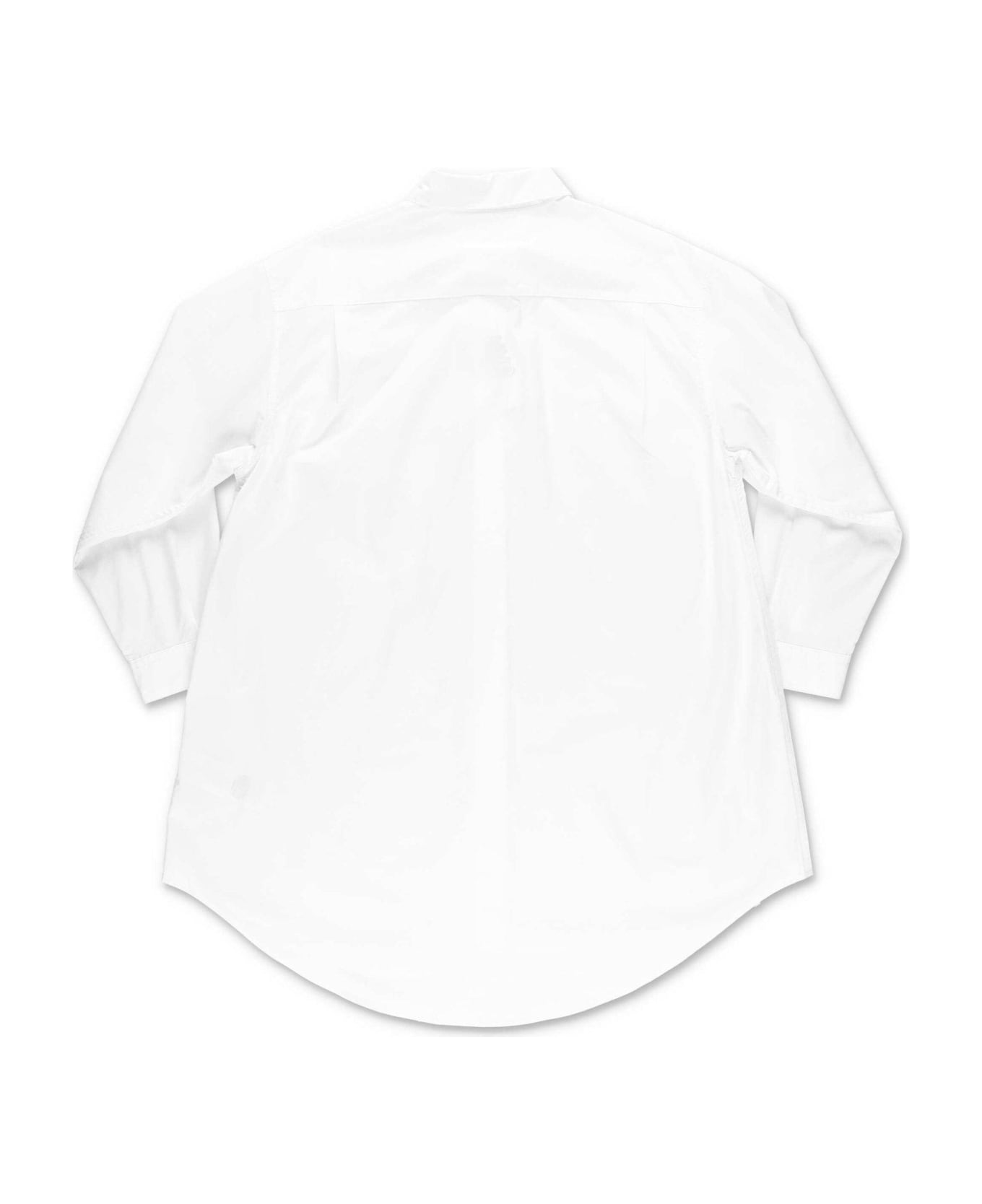 Maison Margiela Logo Print Shirt - WHITE