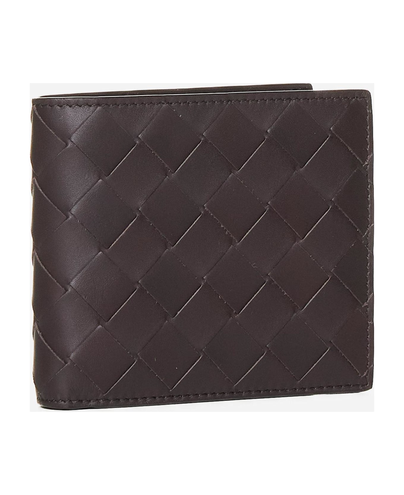 Bottega Veneta Intrecciato Leather Bifold Wallet - Fondant-silver