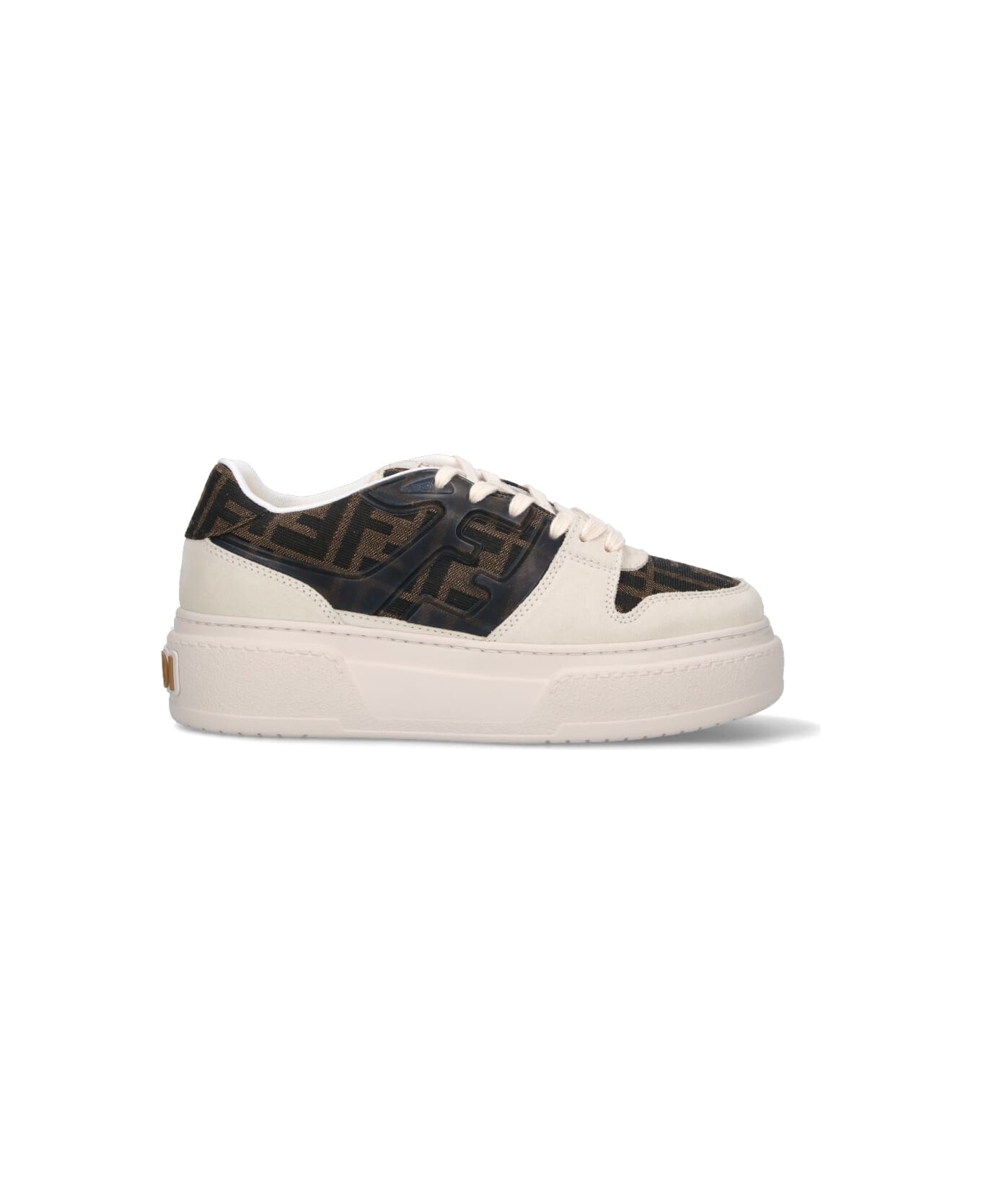Fendi 
match
 Sneakers - White