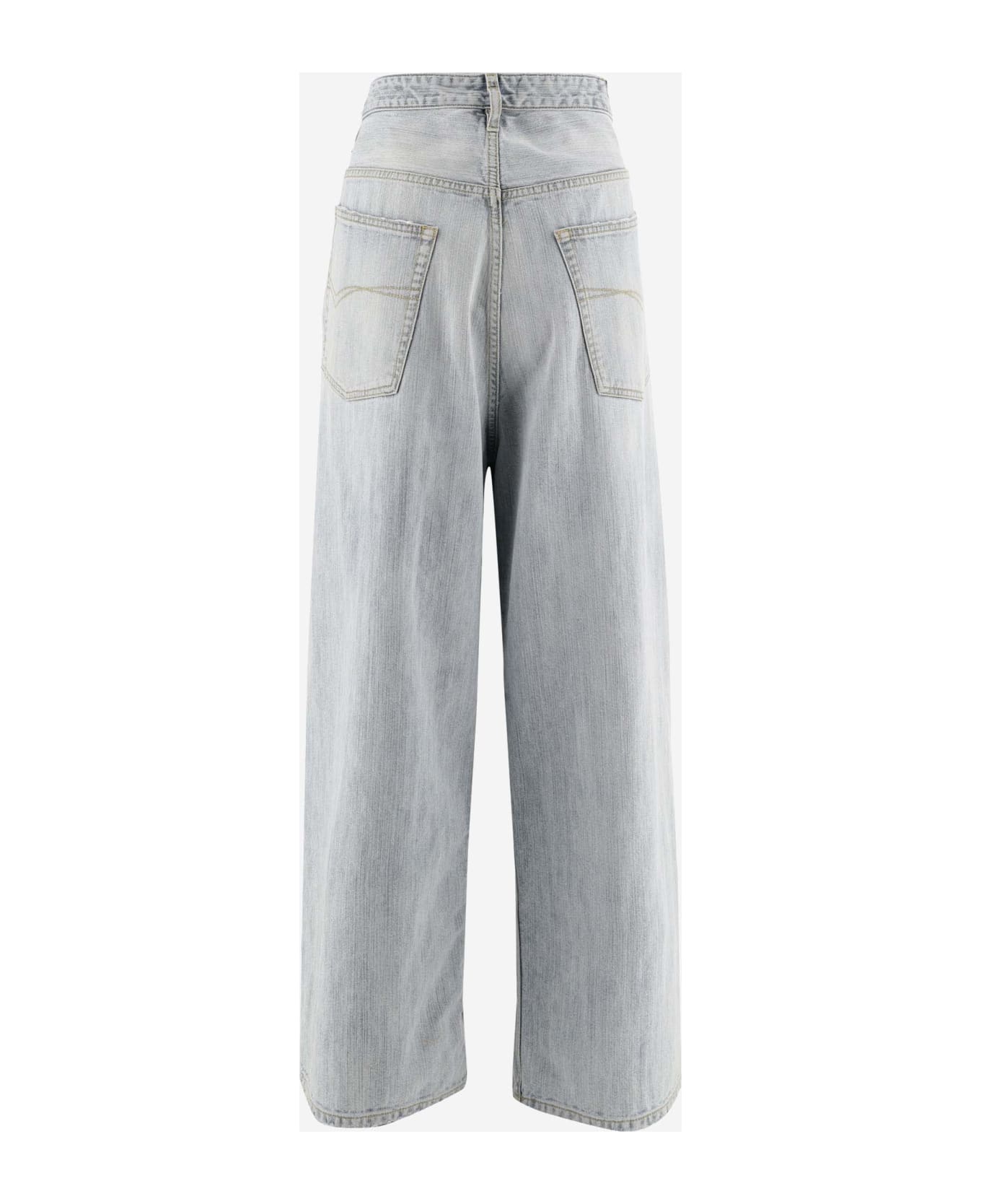 Balenciaga Cotton Denim Jeans - Light denim
