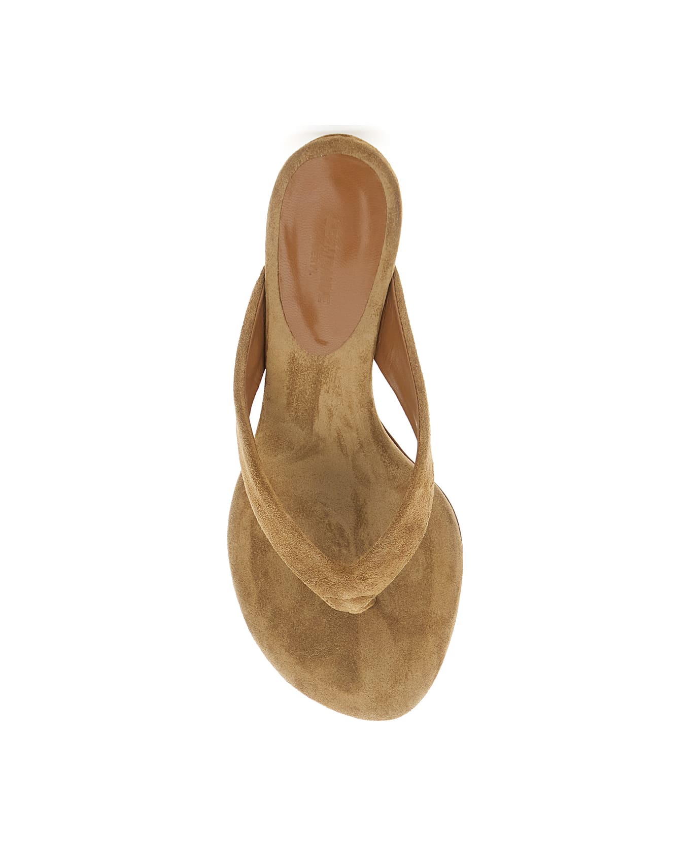 Le Monde Beryl Micro Wedge Thong Sandal - Beige