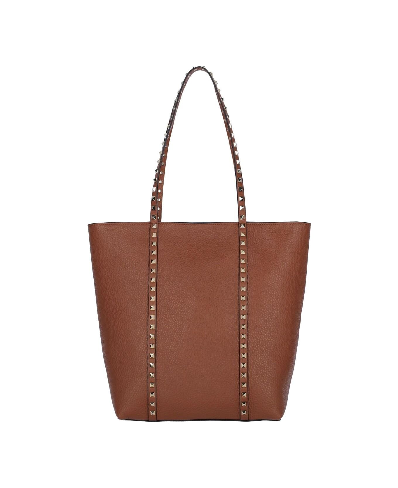 Valentino Garavani 
rockstud
 Tote Bag - Brown