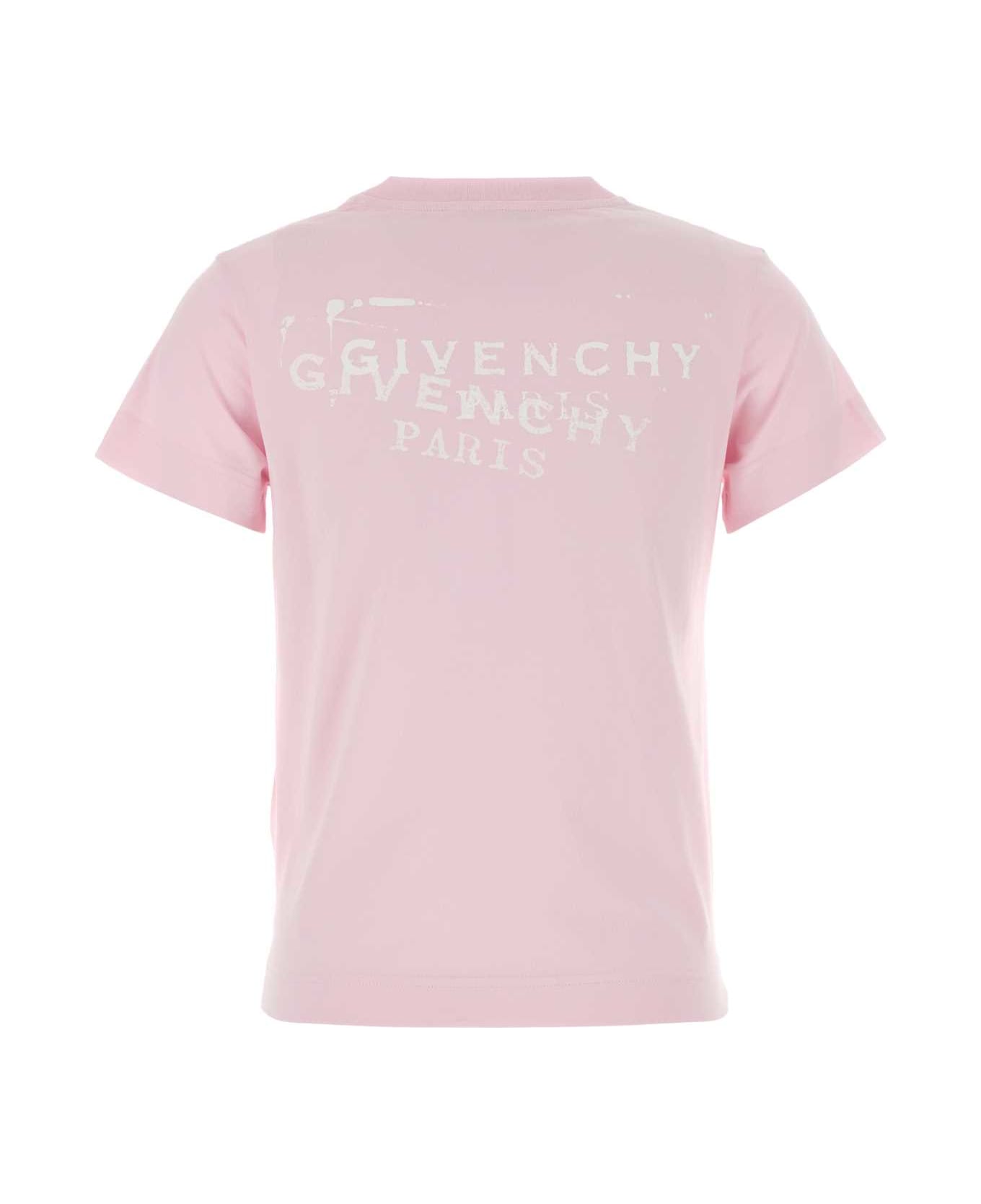 Givenchy Pink Cotton T-shirt - LIGHTPINK