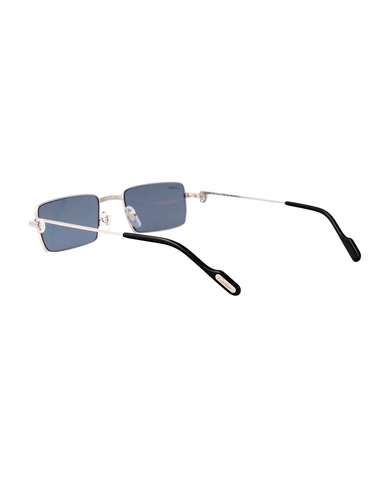 Cartier Eyewear Ct0501s Sunglasses - SILVER SILVER LIGHT BLUE