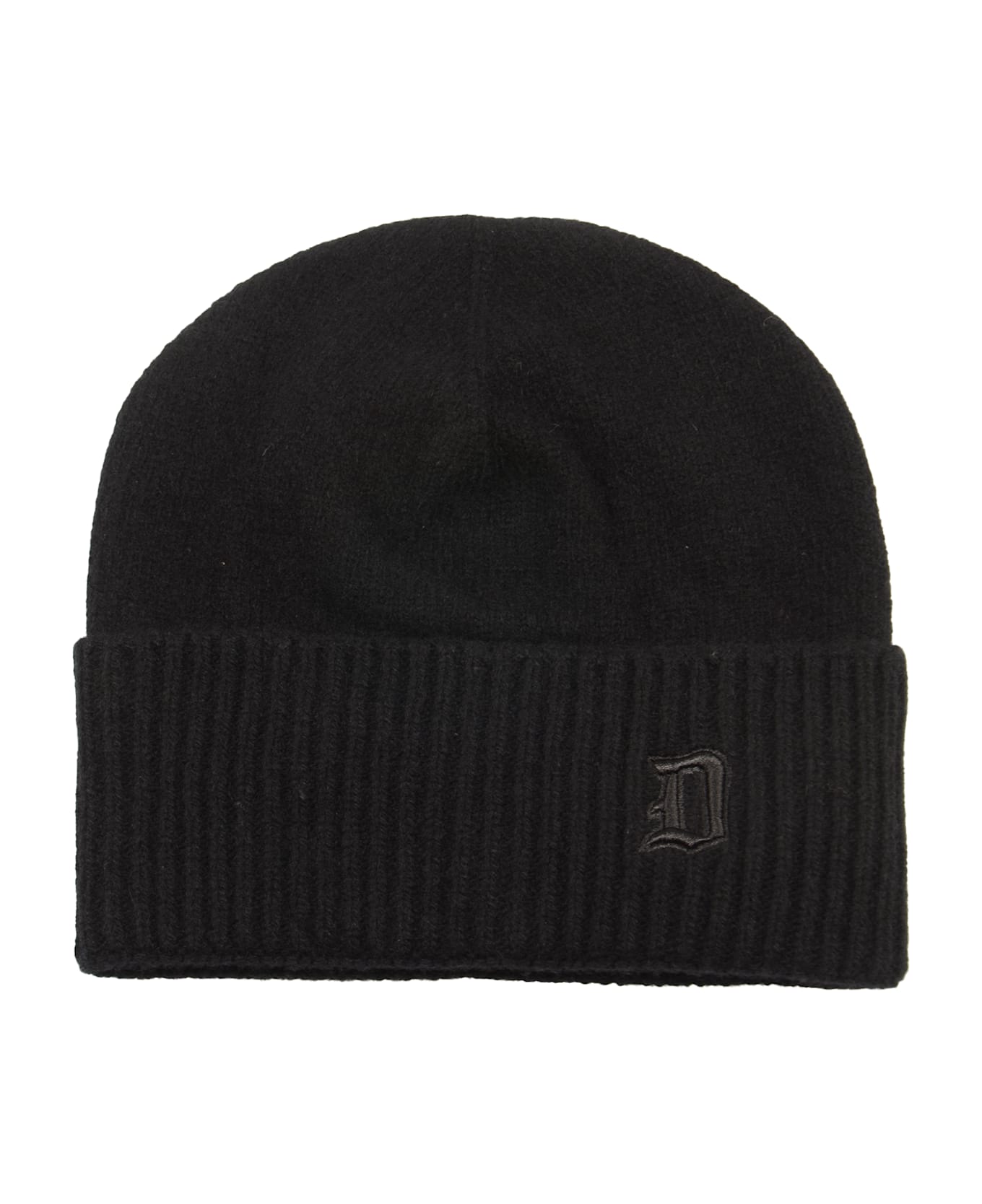 Dondup Logo Beanie - Black