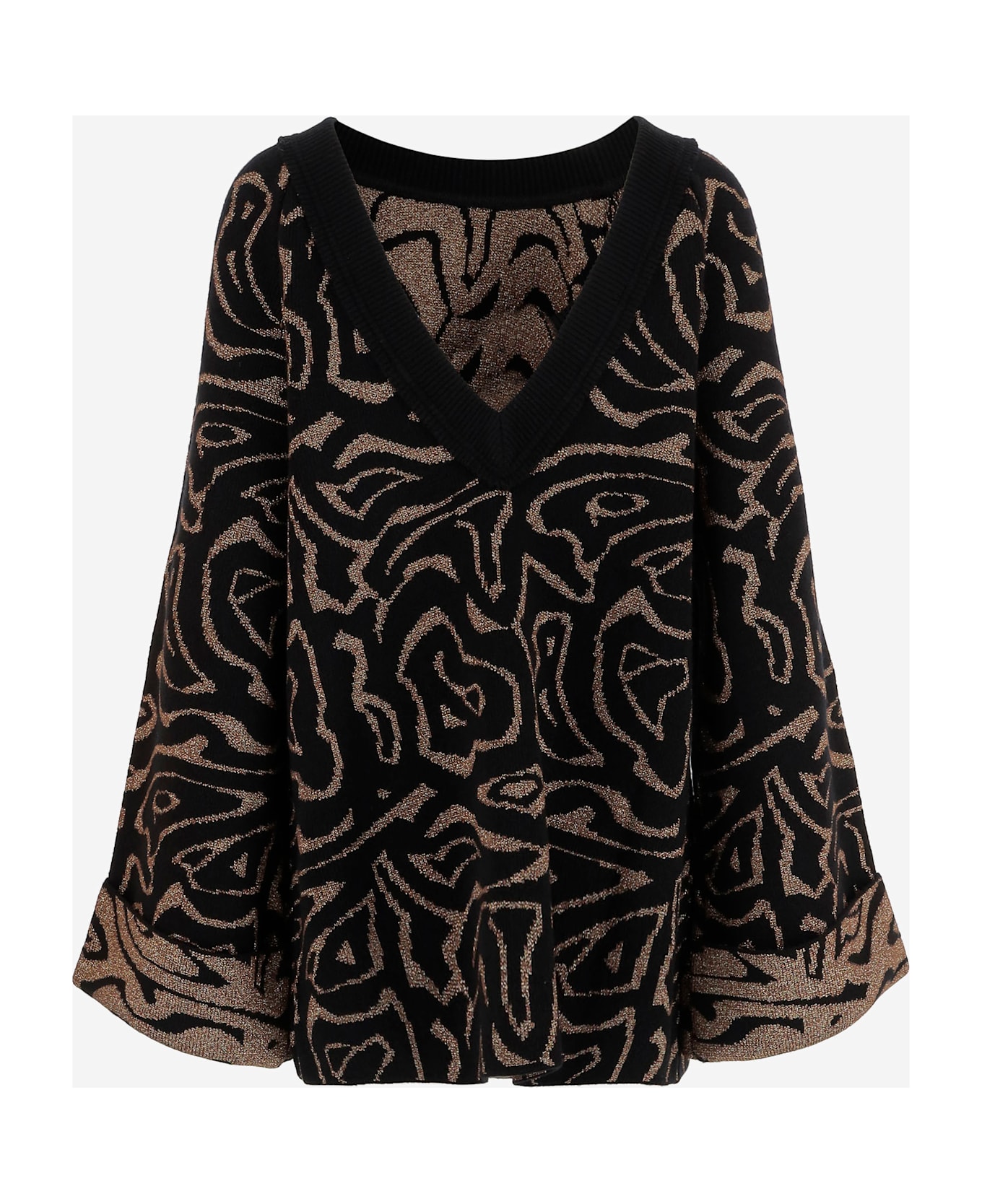 Pucci Short Dress In Maze Print - Beige