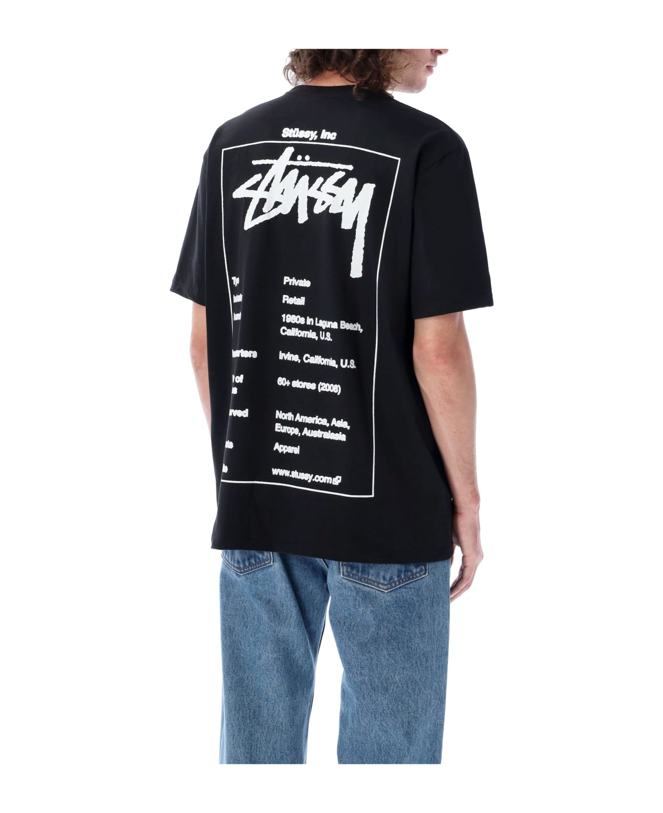 新品 ★ STUSSY Wiki Relaxed T-Shirt S Stussy Wiki T-Shirt Pigment Black | Fast Times Skateboarding