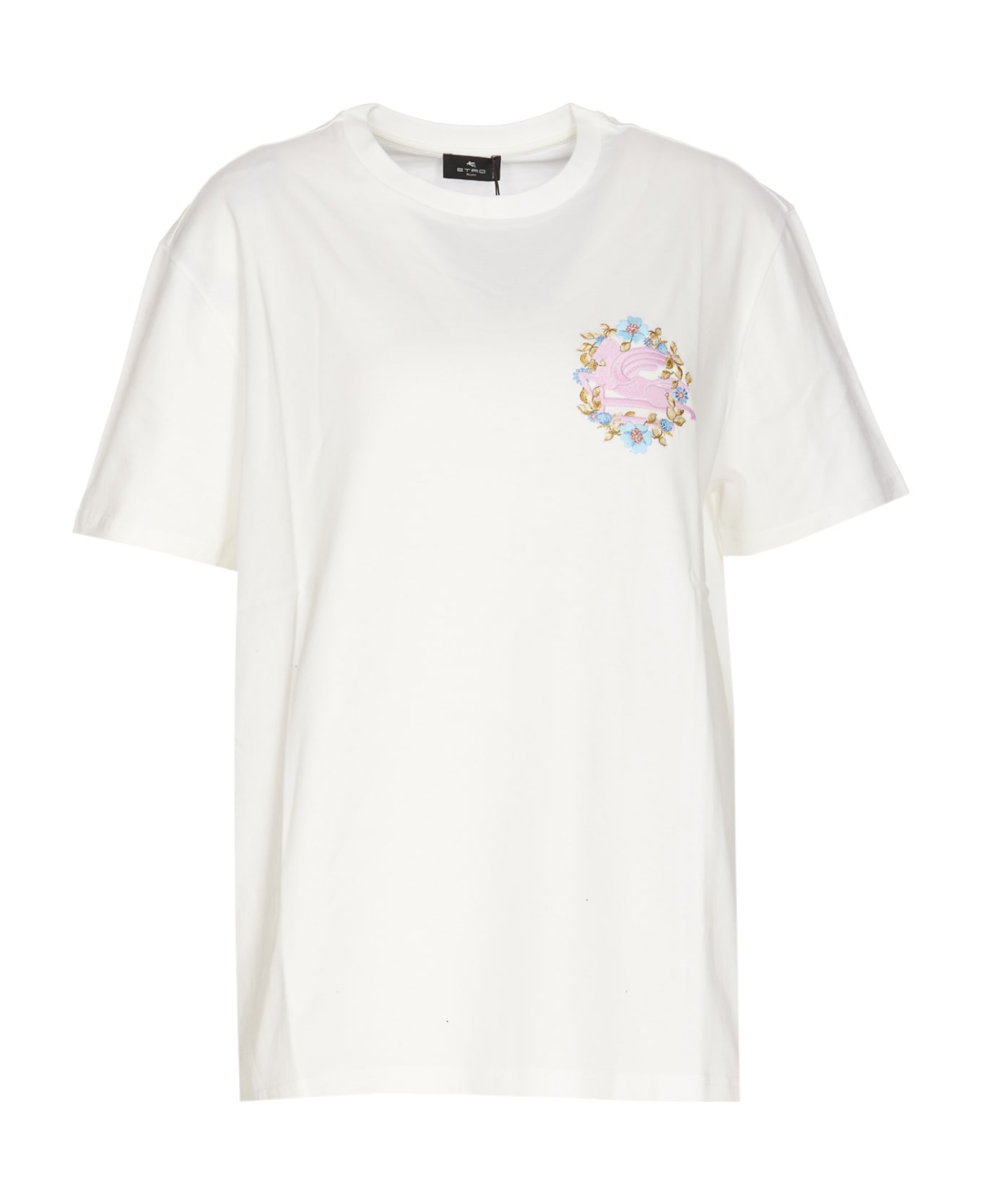 Etro Embroidered T-shirt - White