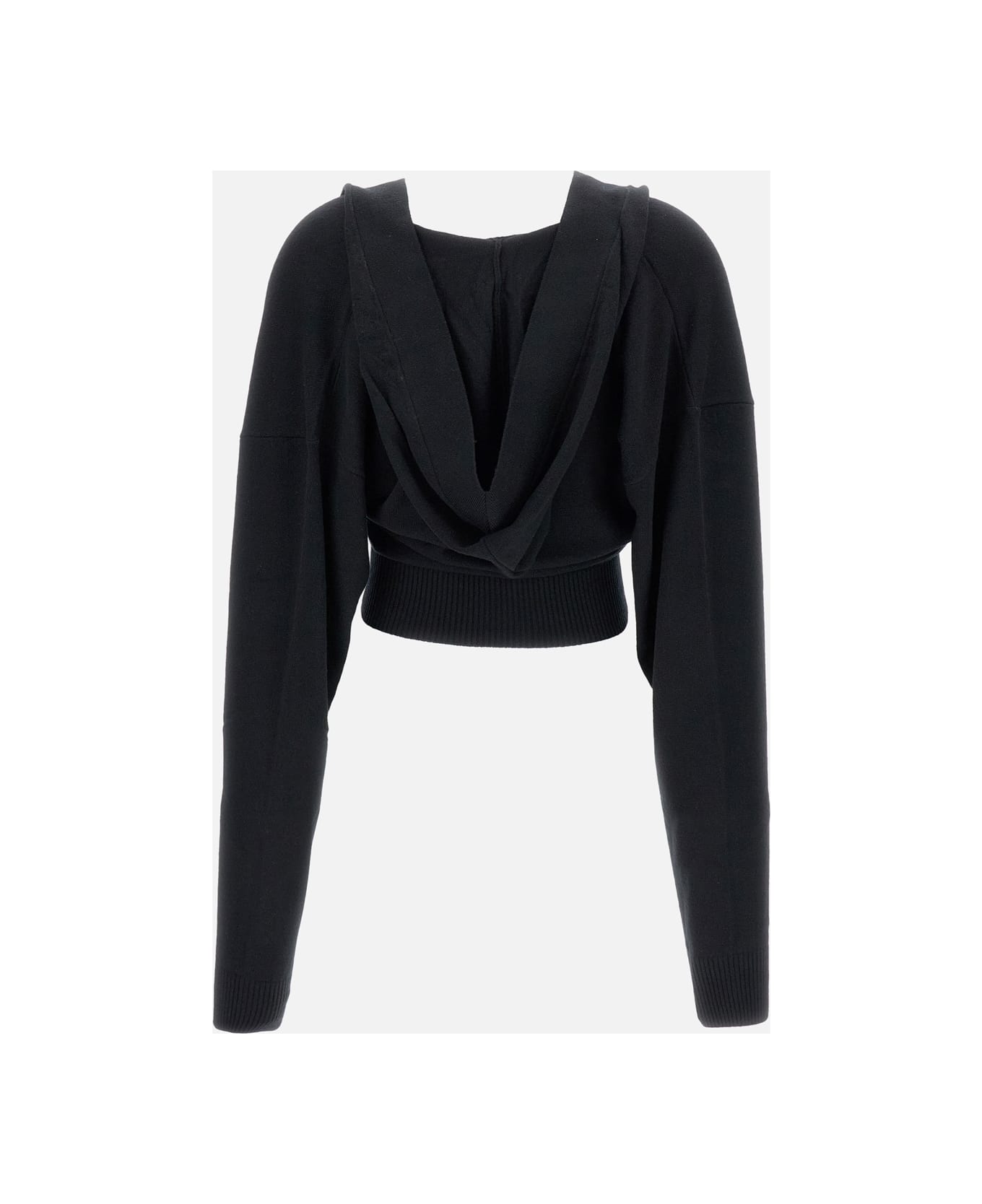 Stella McCartney Cosy Knit Hoodie - Black