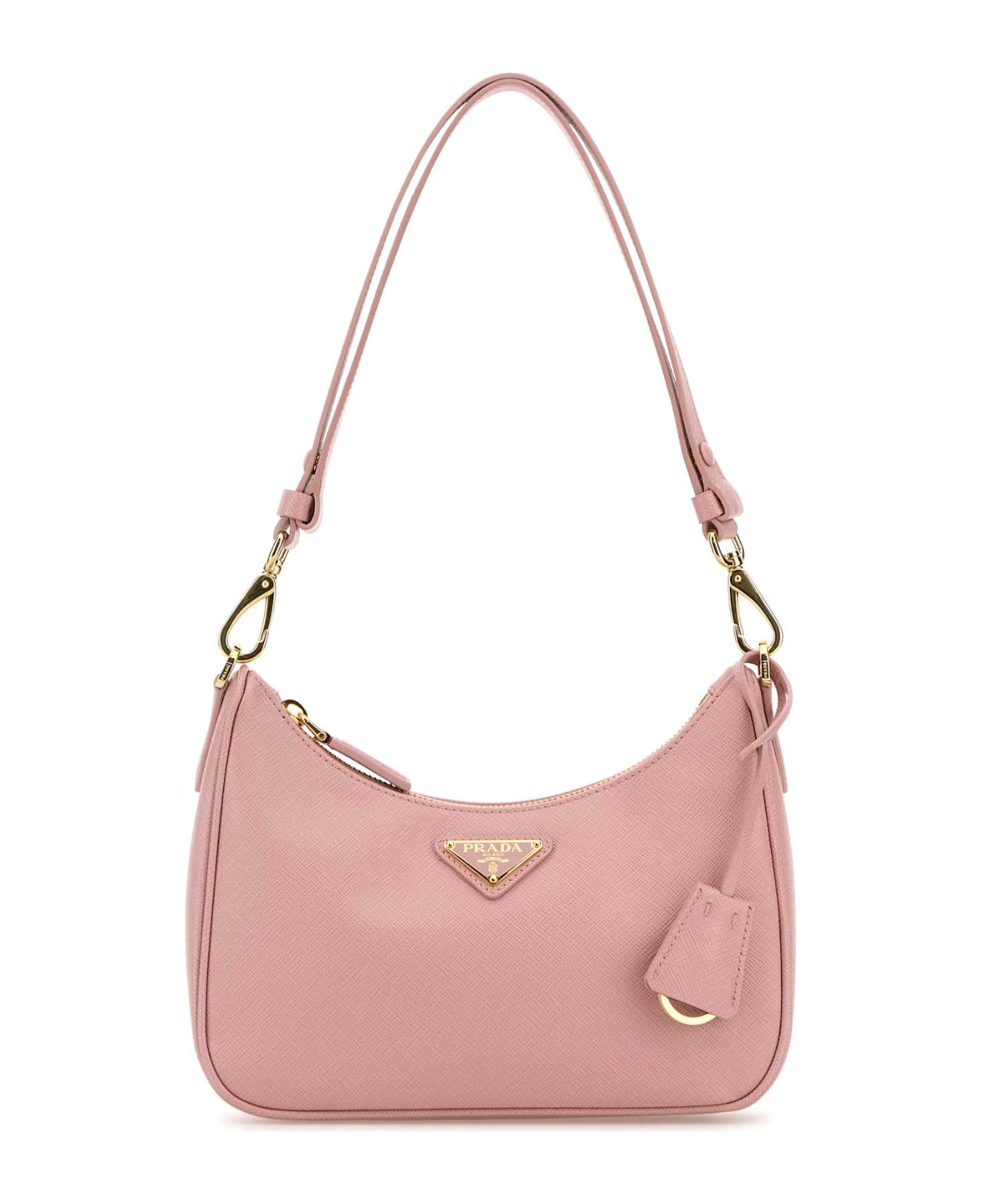 Prada Pink Leather Mini Prada Re-edition Shoulder Bag - PESCO1
