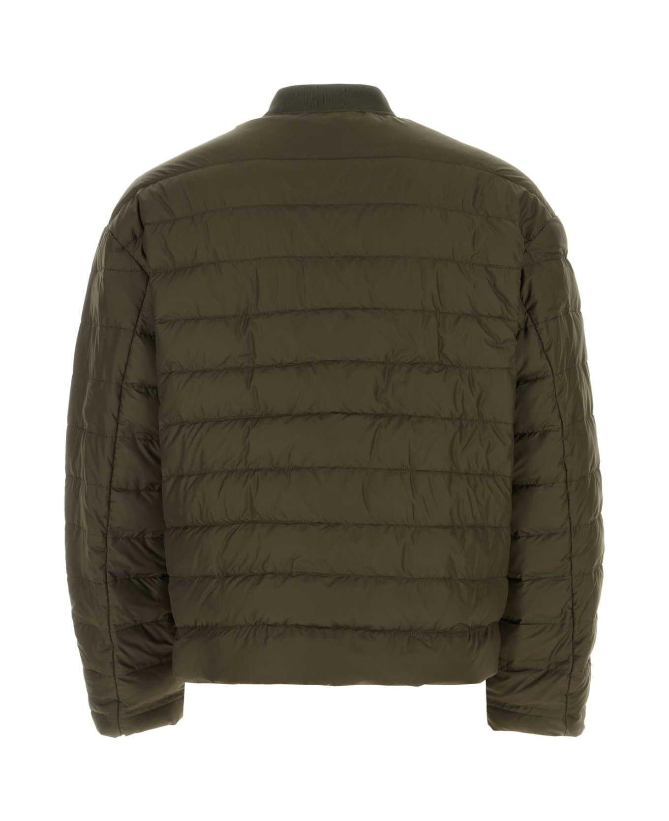 Prada Army Green Polyester Down Jacket - MILITARE