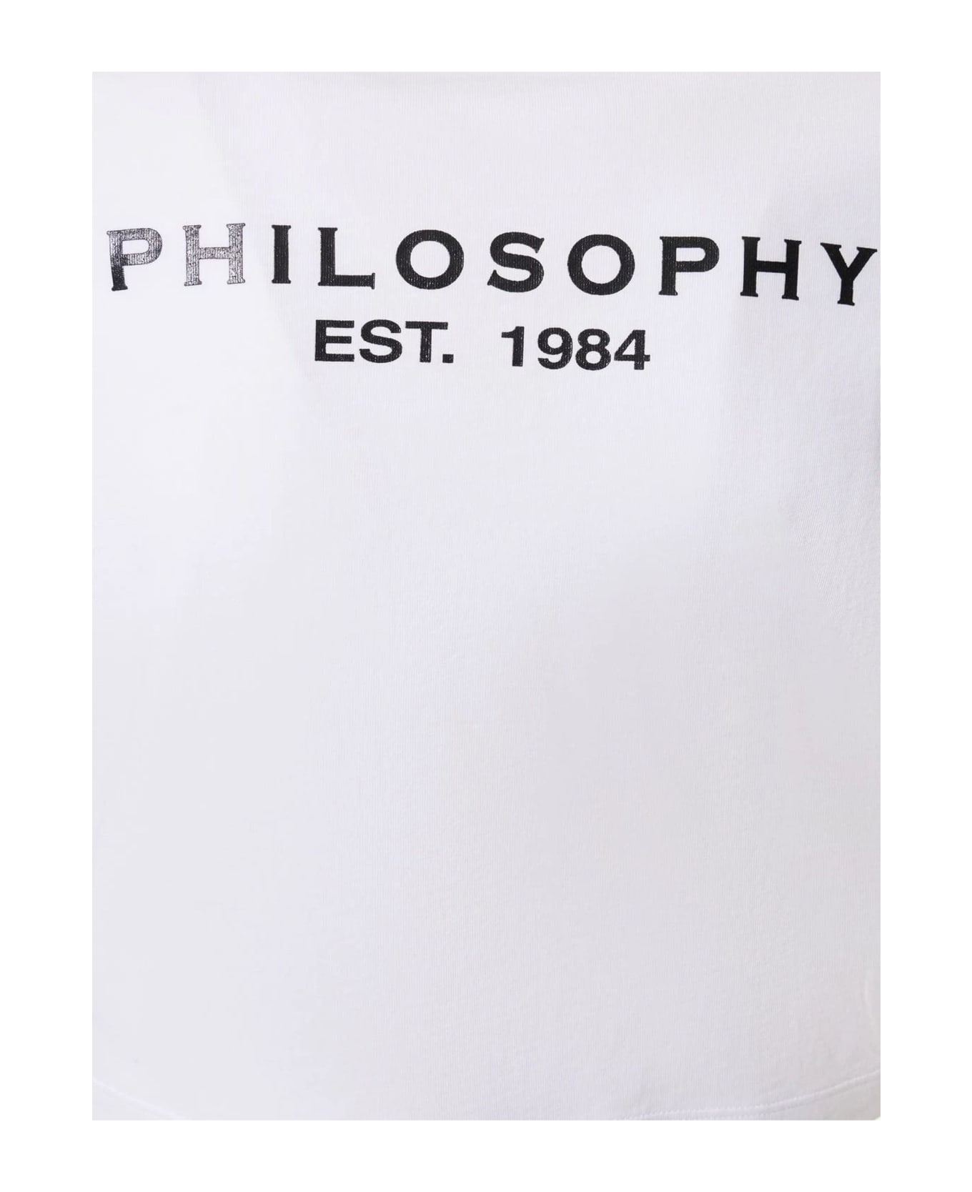Philosophy di Lorenzo Serafini White Cotton T-shirt - White