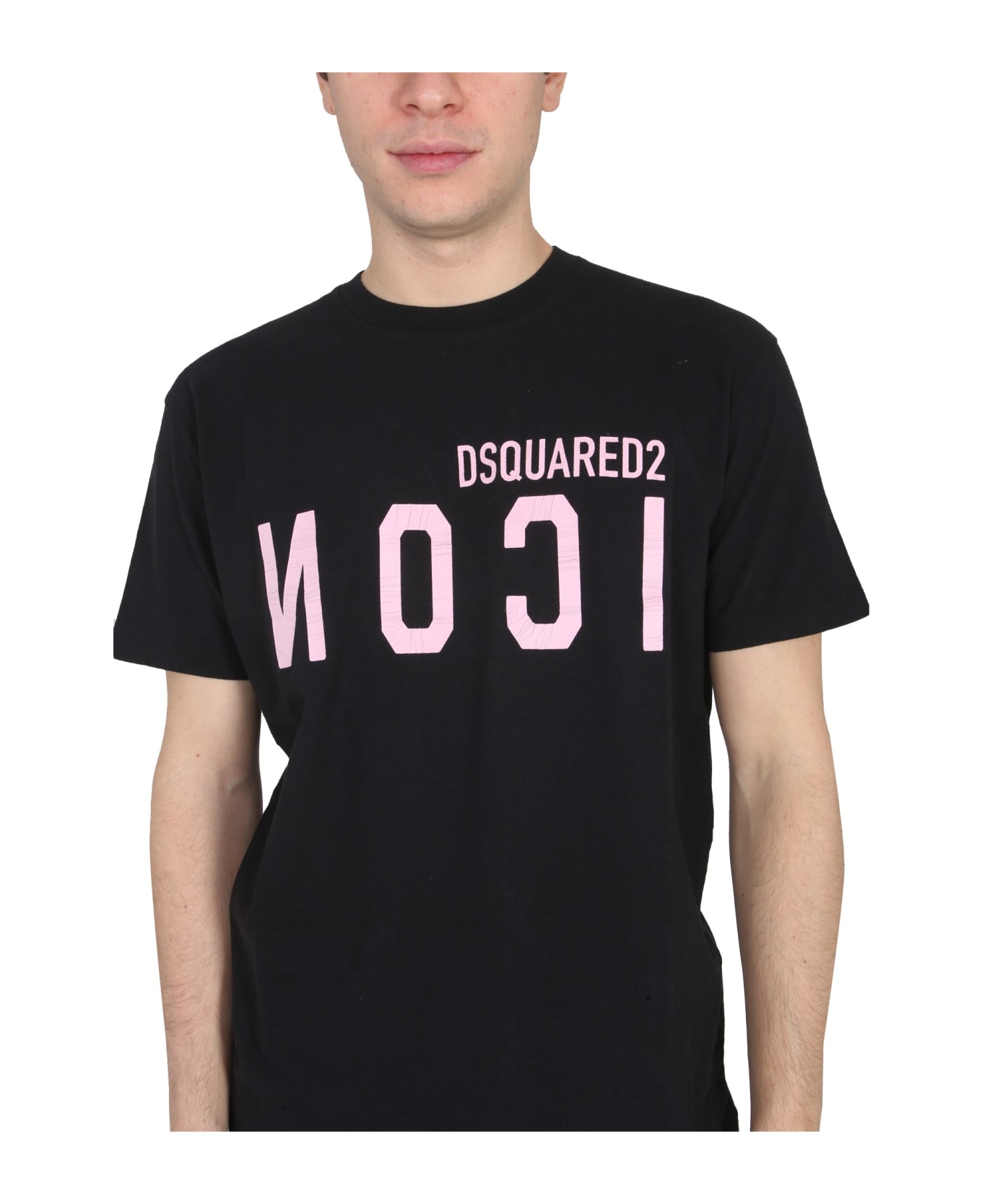 Dsquared2 Logo Print T-shirt - NERO