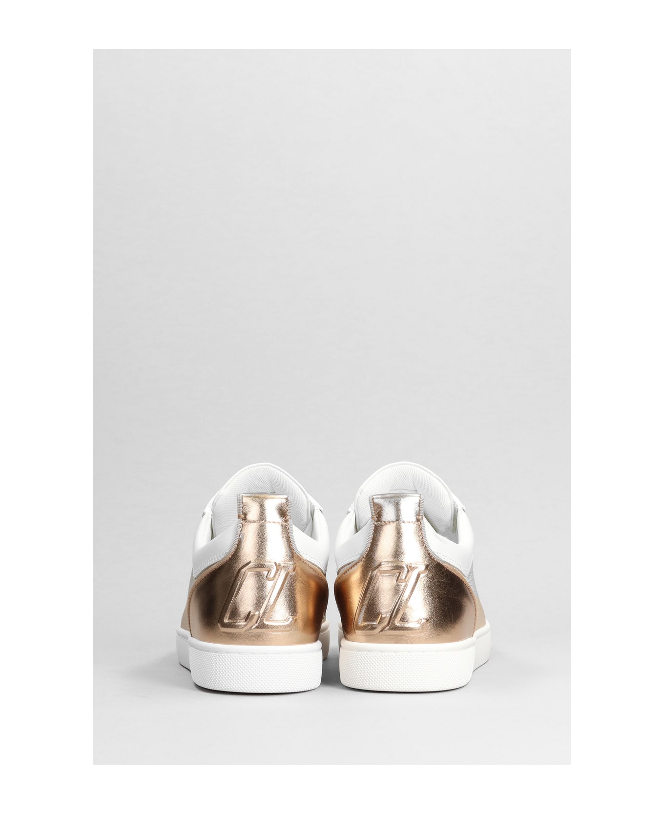 Christian Louboutin Varsijunior Spikes Sneakers - white