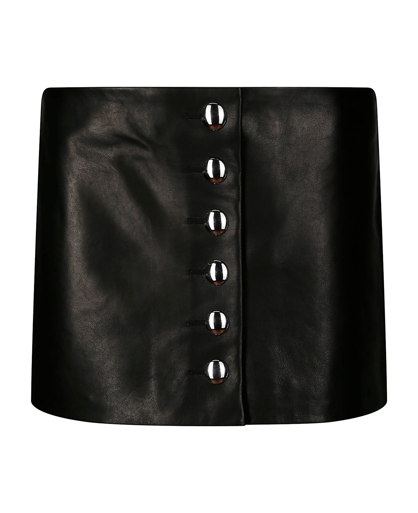Khaite Jaxon Skirt - BIRCH/PURE SILVER