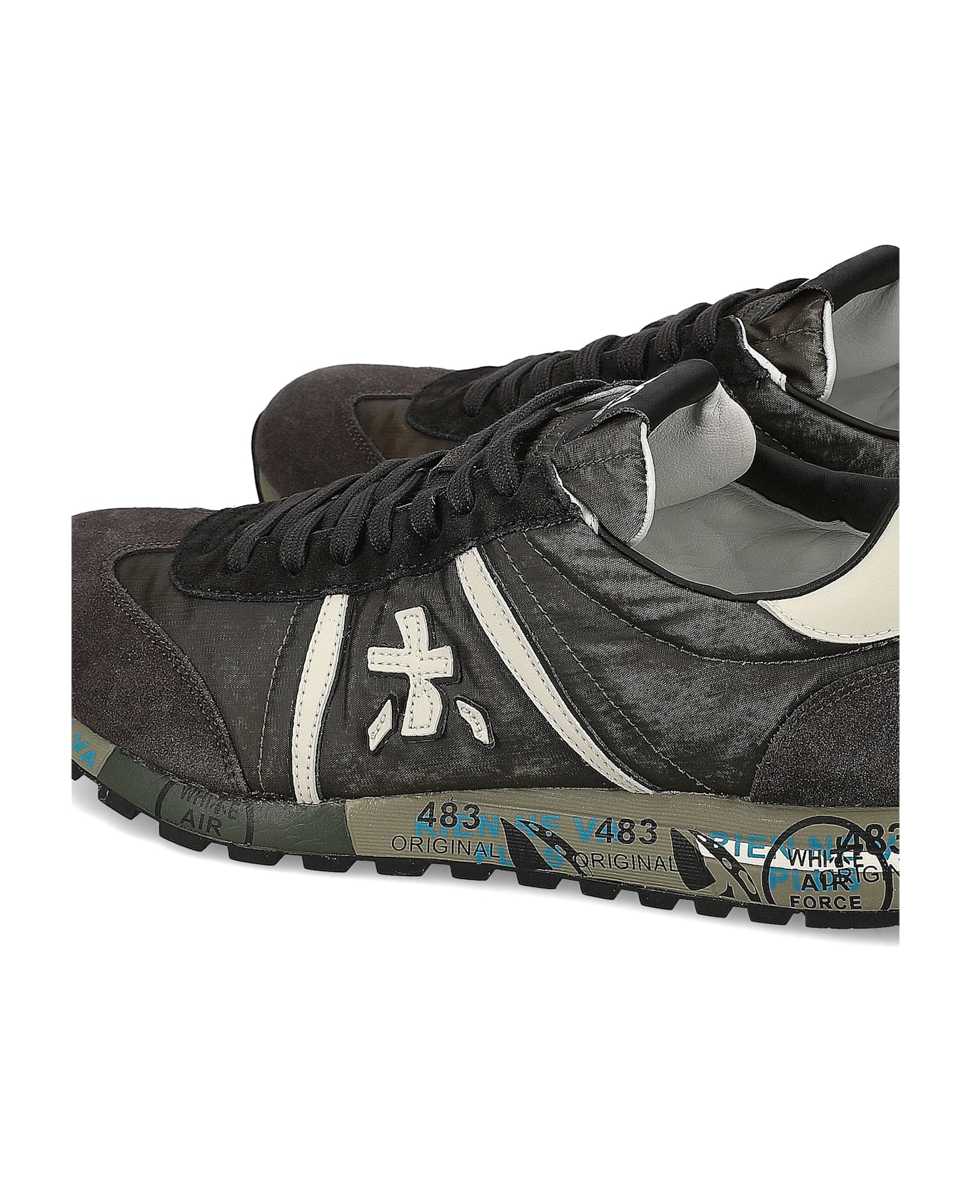 White Premiata Sneaker Lucy 6884 Grey - GRIGIO